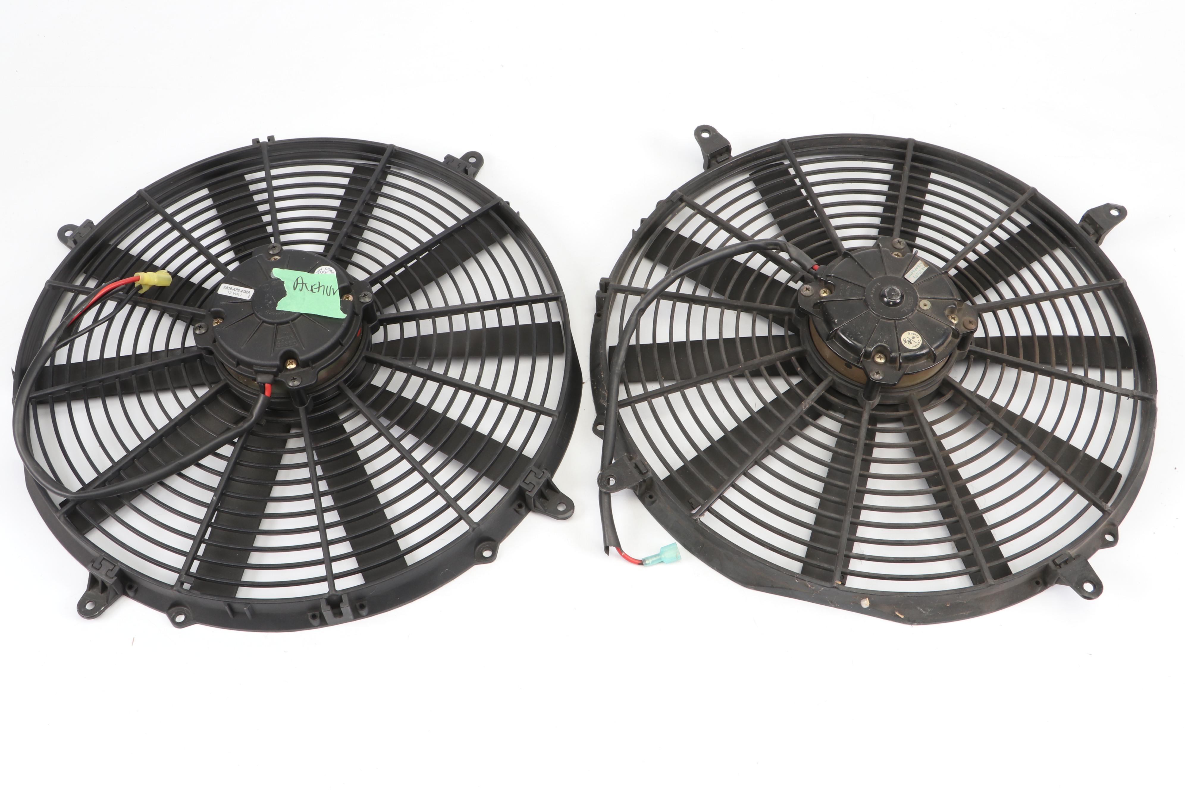 Spal Fans with Custom Autosound Speaker and More Automotive Parts