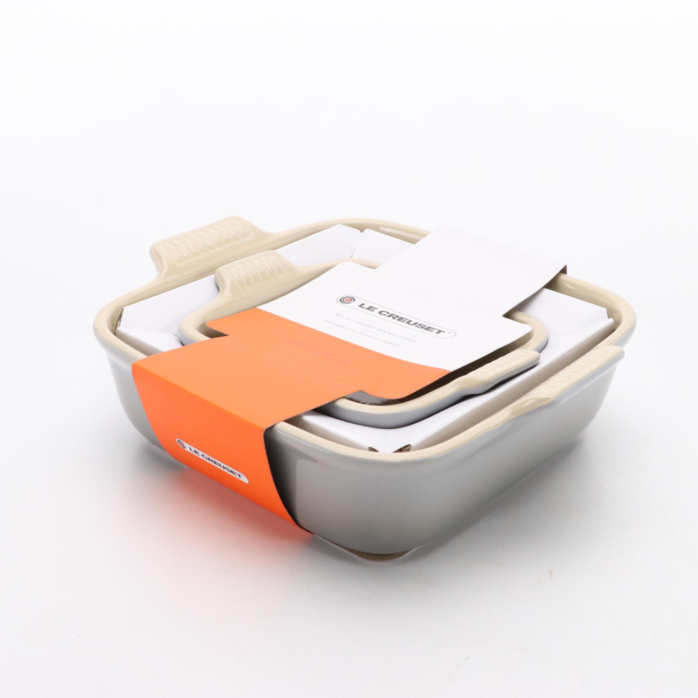 Le Creuset Stoneware Baking Dish Set and Mini Cocottes Set