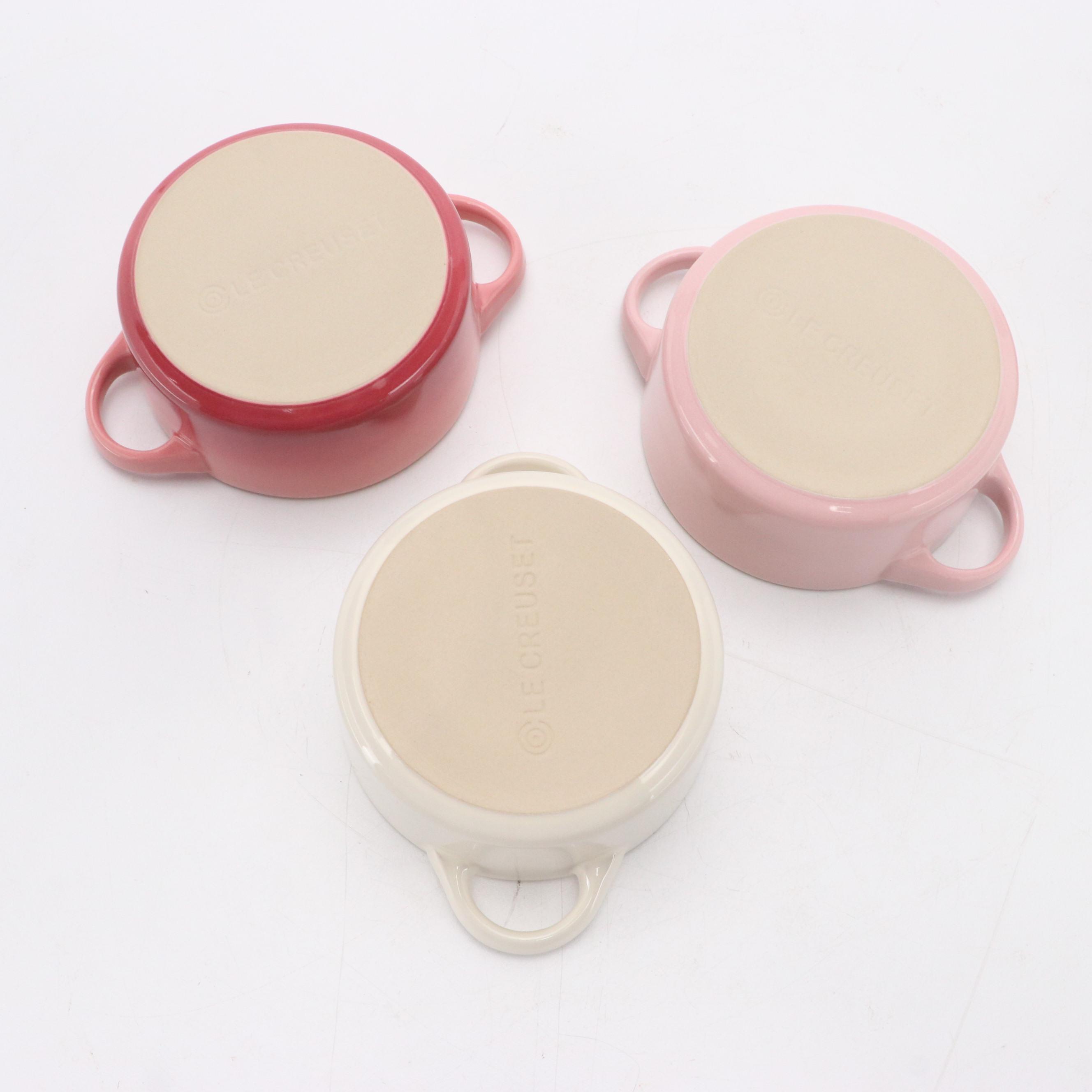 Le Creuset Stoneware Baking Dish Set and Mini Cocottes Set