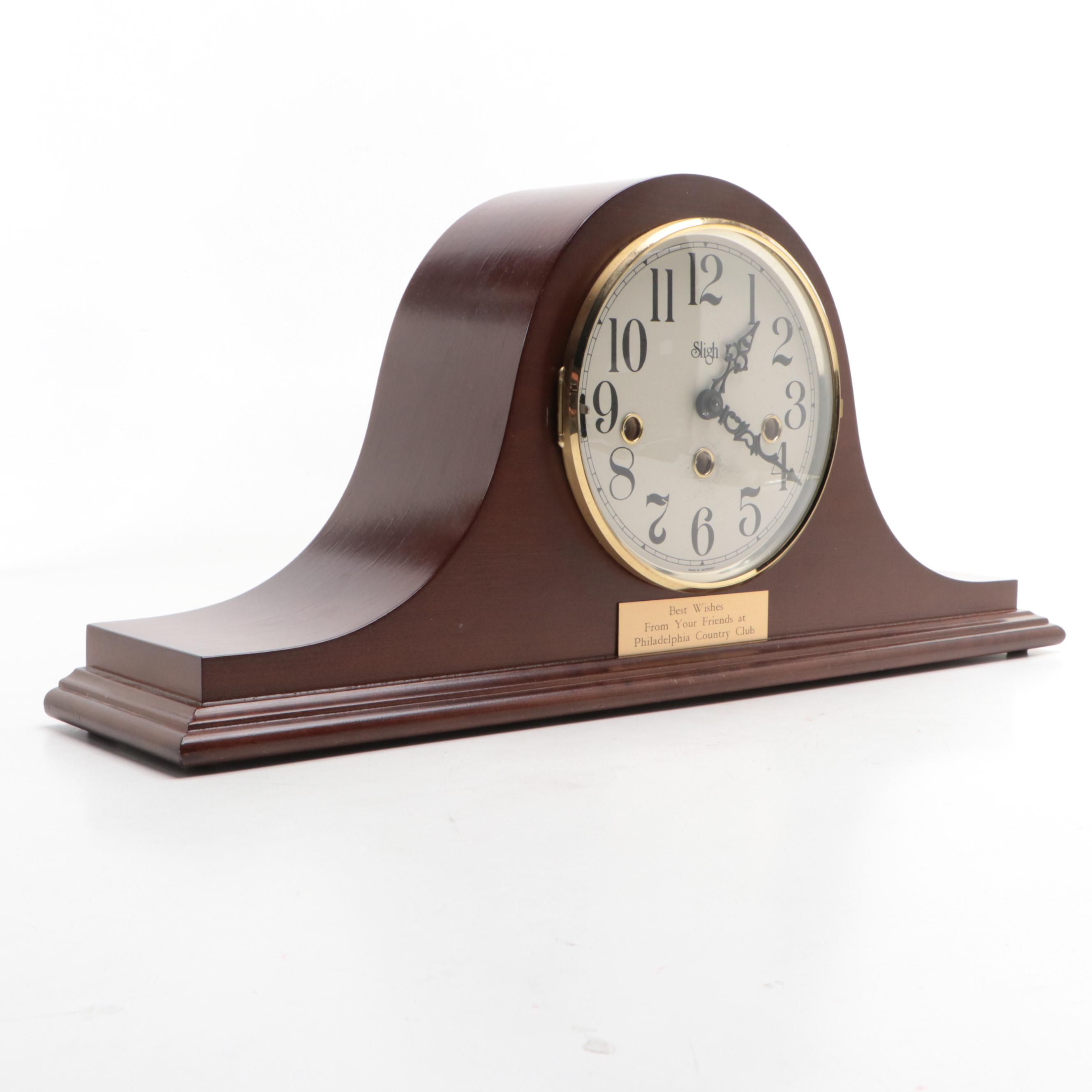 Sligh Wooden Mantel Clock, Late 20th Century