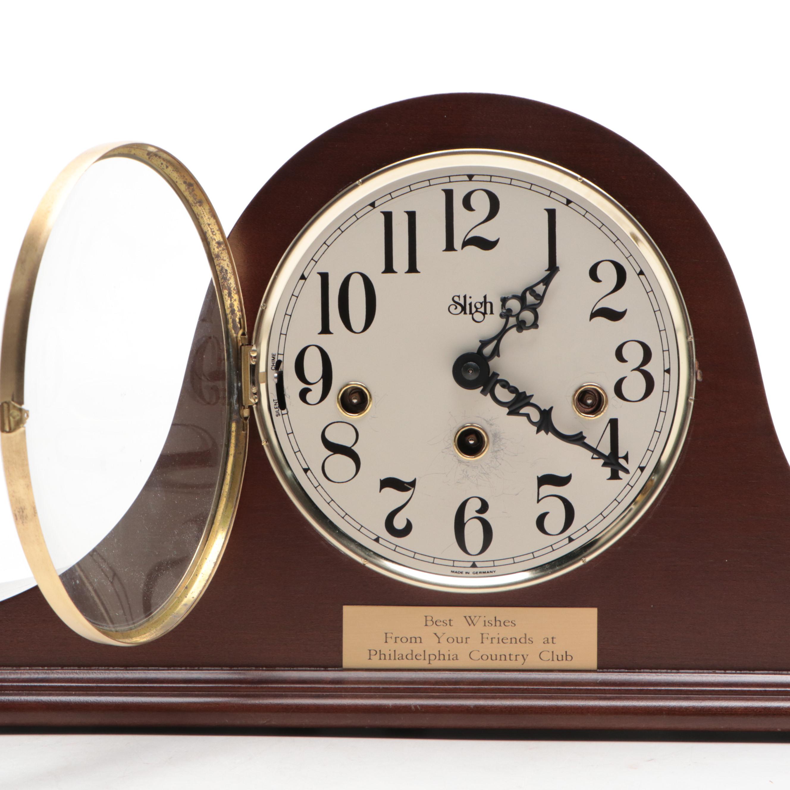 Sligh Wooden Mantel Clock, Late 20th Century