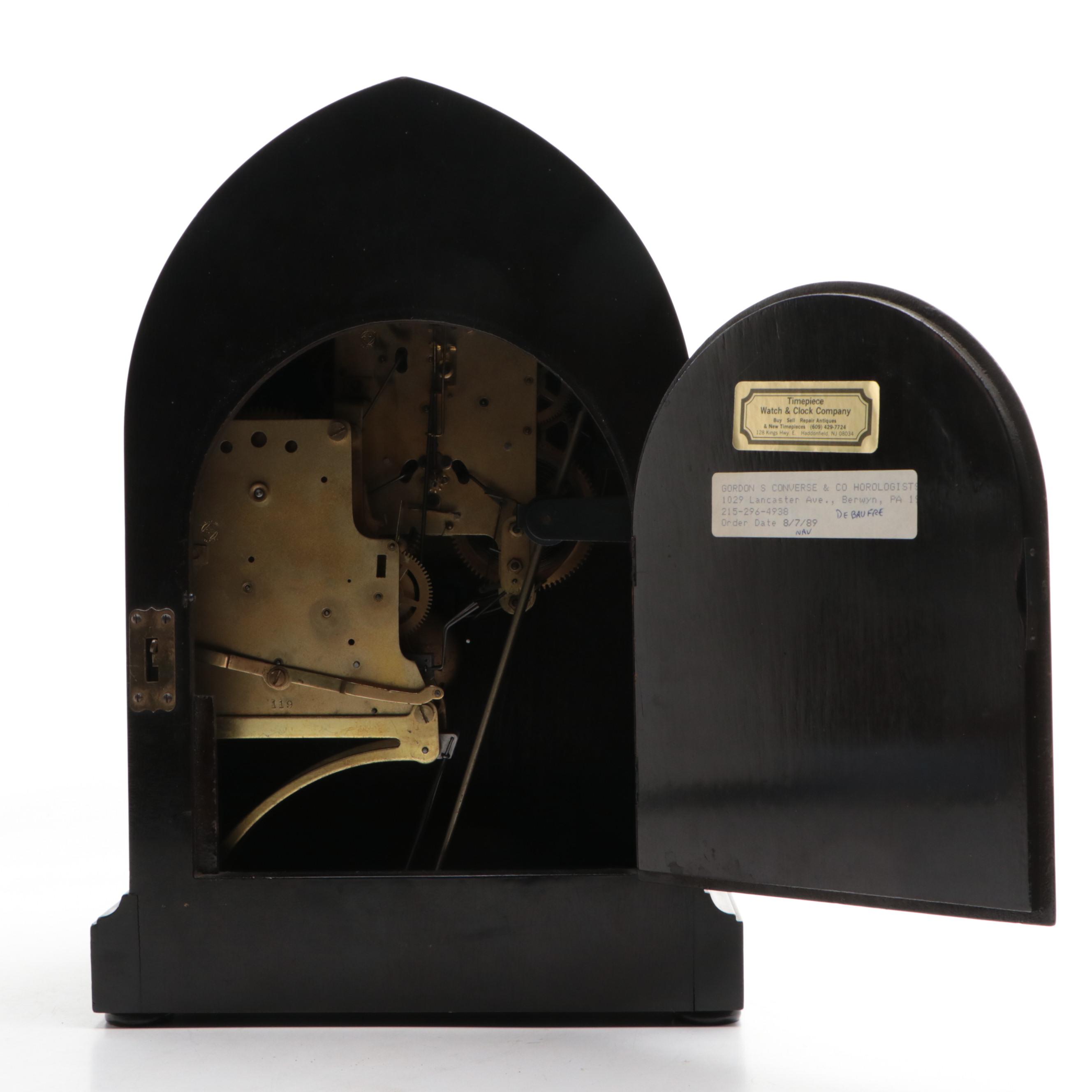 Seth Thomas Wooden Beehive Mantel Clock, Mid-20th Century