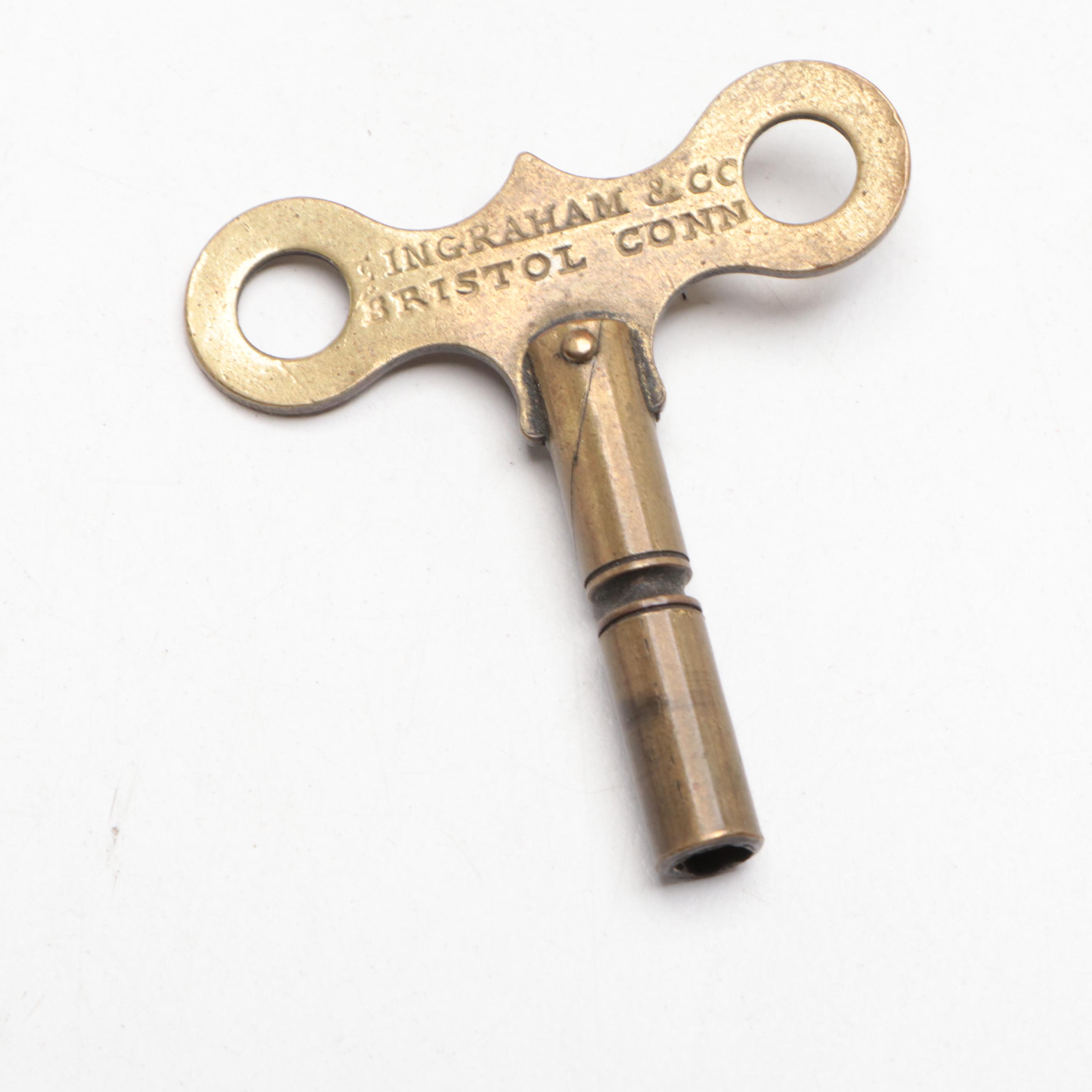 Seth Thomas Wooden Beehive Mantel Clock, Mid-20th Century