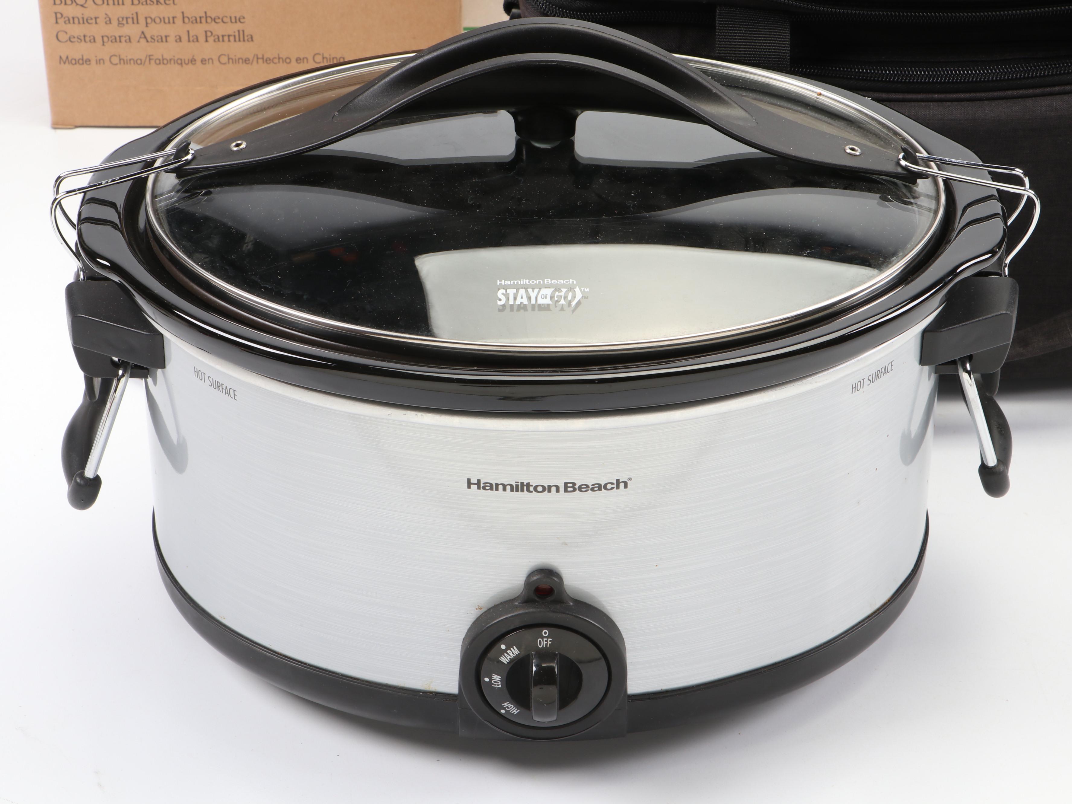 Hamilton Beach Slow Cooker with Pampered Chef Grilling Tools and More
