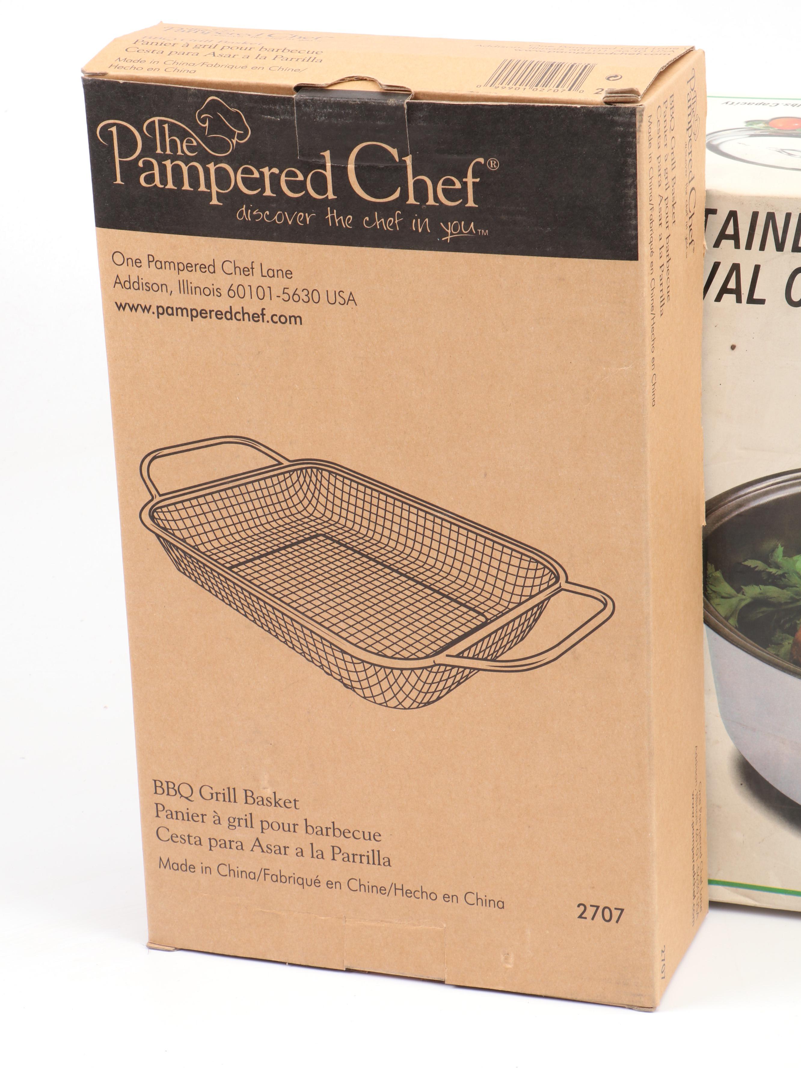 Hamilton Beach Slow Cooker with Pampered Chef Grilling Tools and More