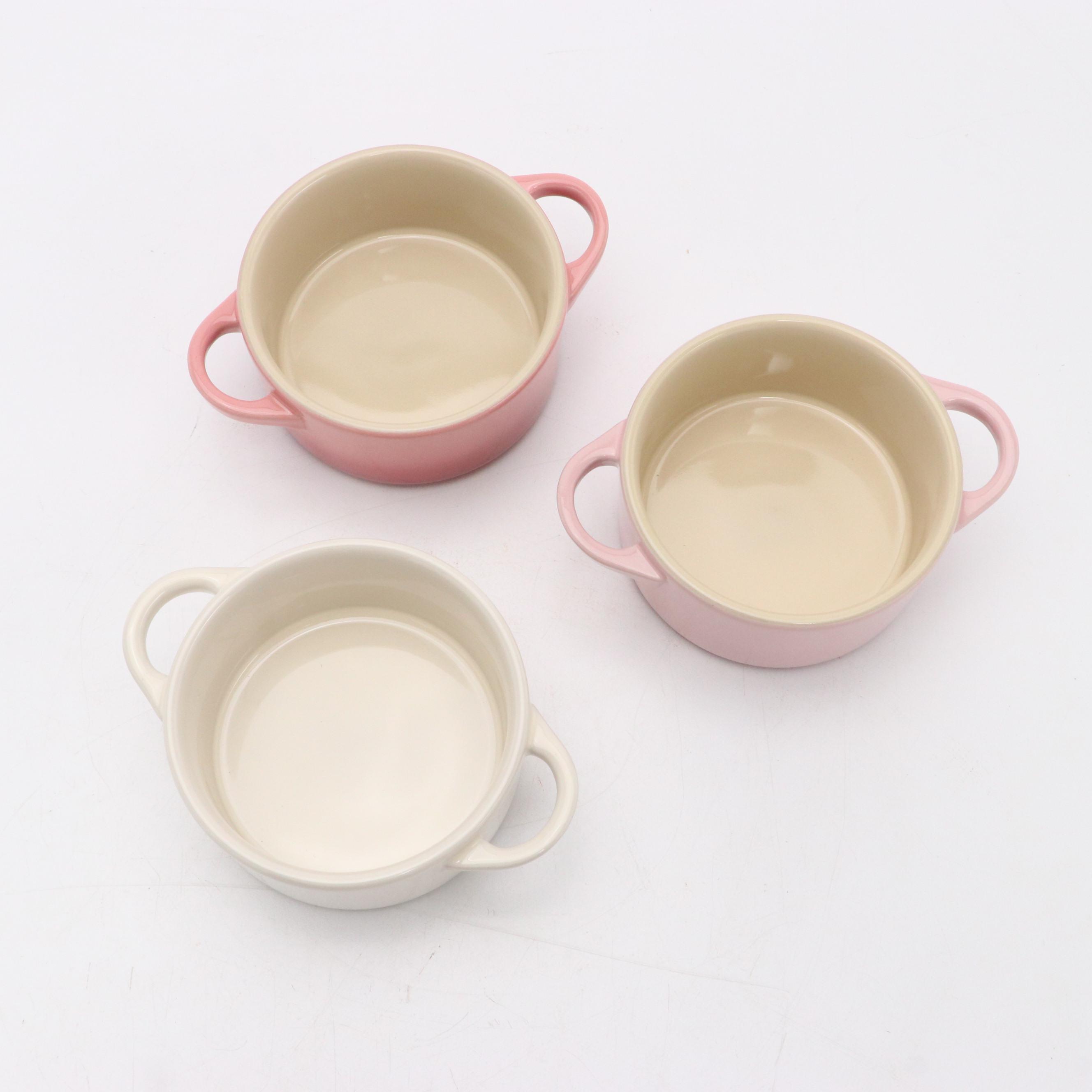 Le Creuset Stoneware Baking Dish Set with Two Mini Cocotte Sets