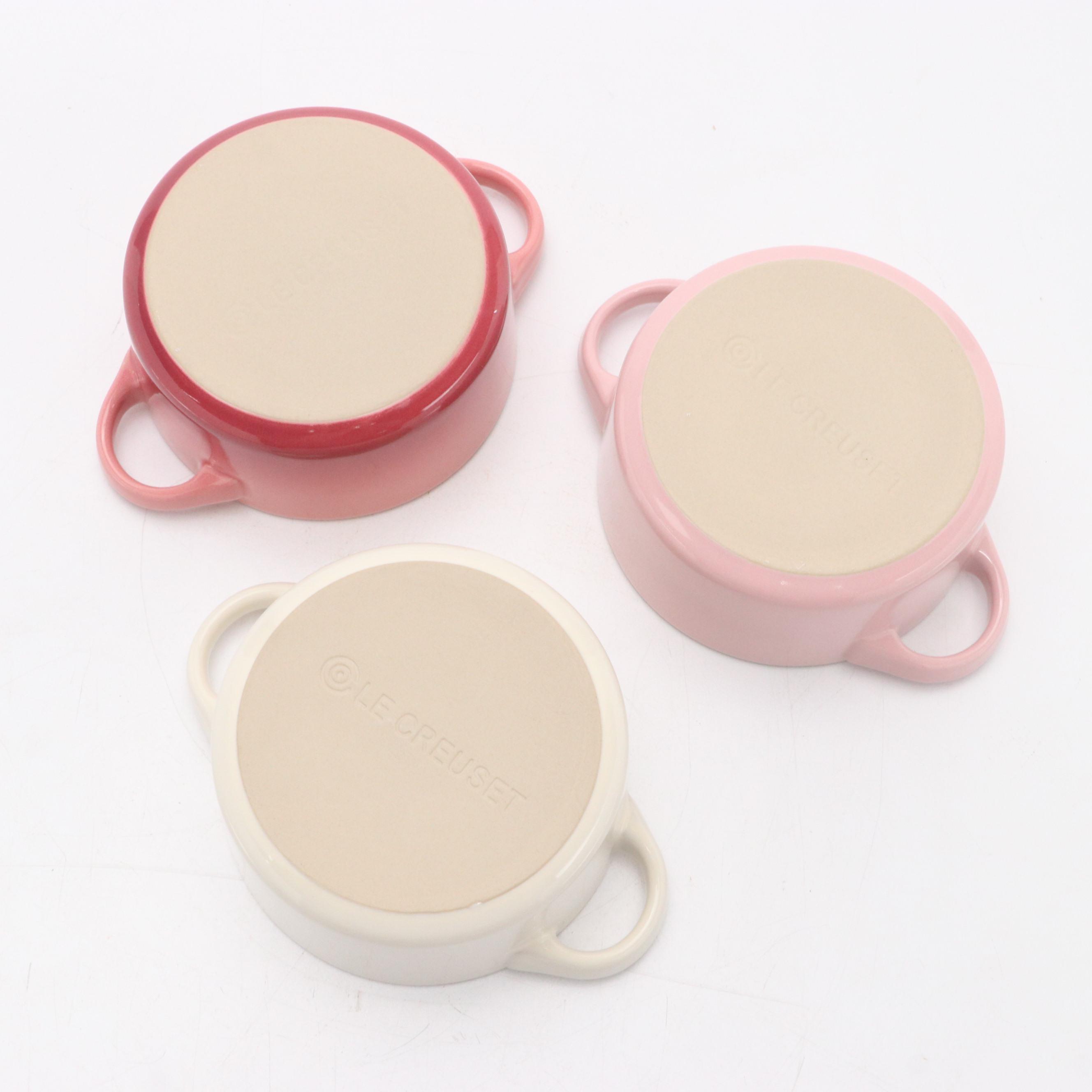 Le Creuset Stoneware Baking Dish Set with Two Mini Cocotte Sets