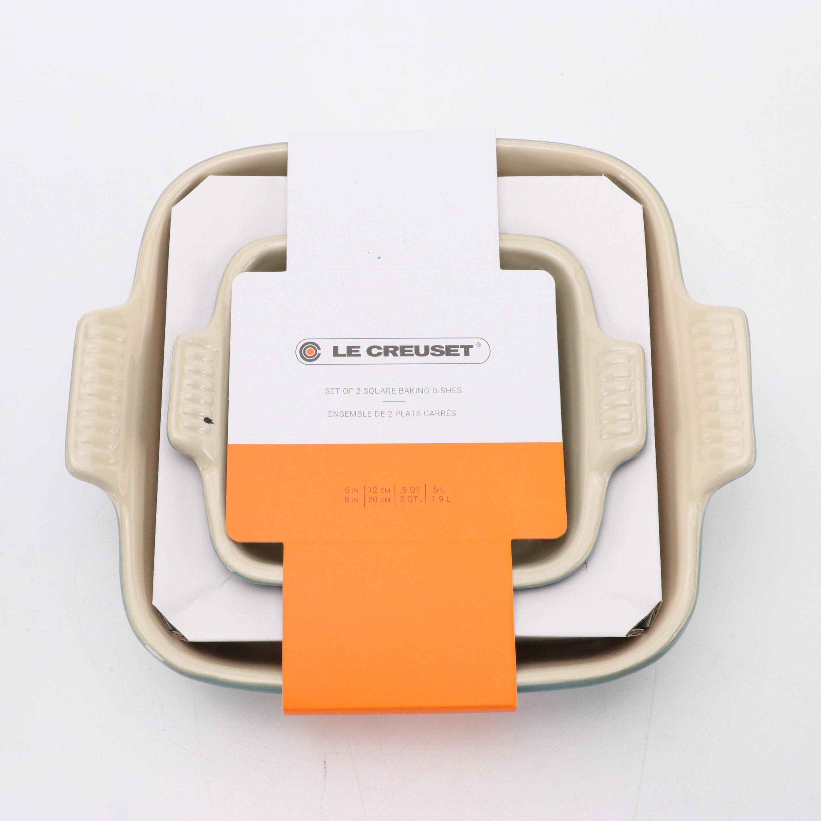 Le Creuset Stoneware Baking Dish Set with Two Mini Cocotte Sets