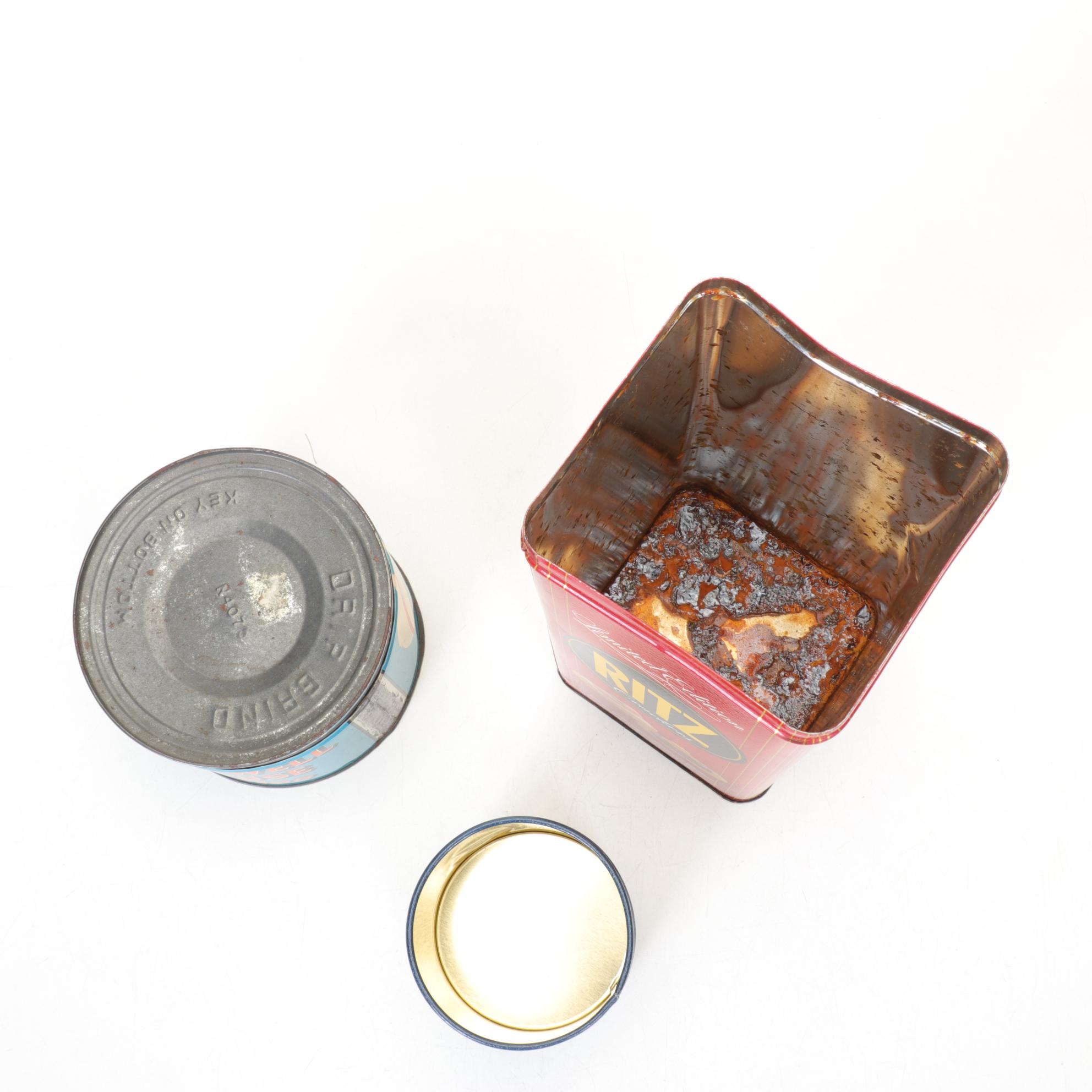 Retro Food Signs and Tins Featuring Gerber, Maxwell House, Ritz and More