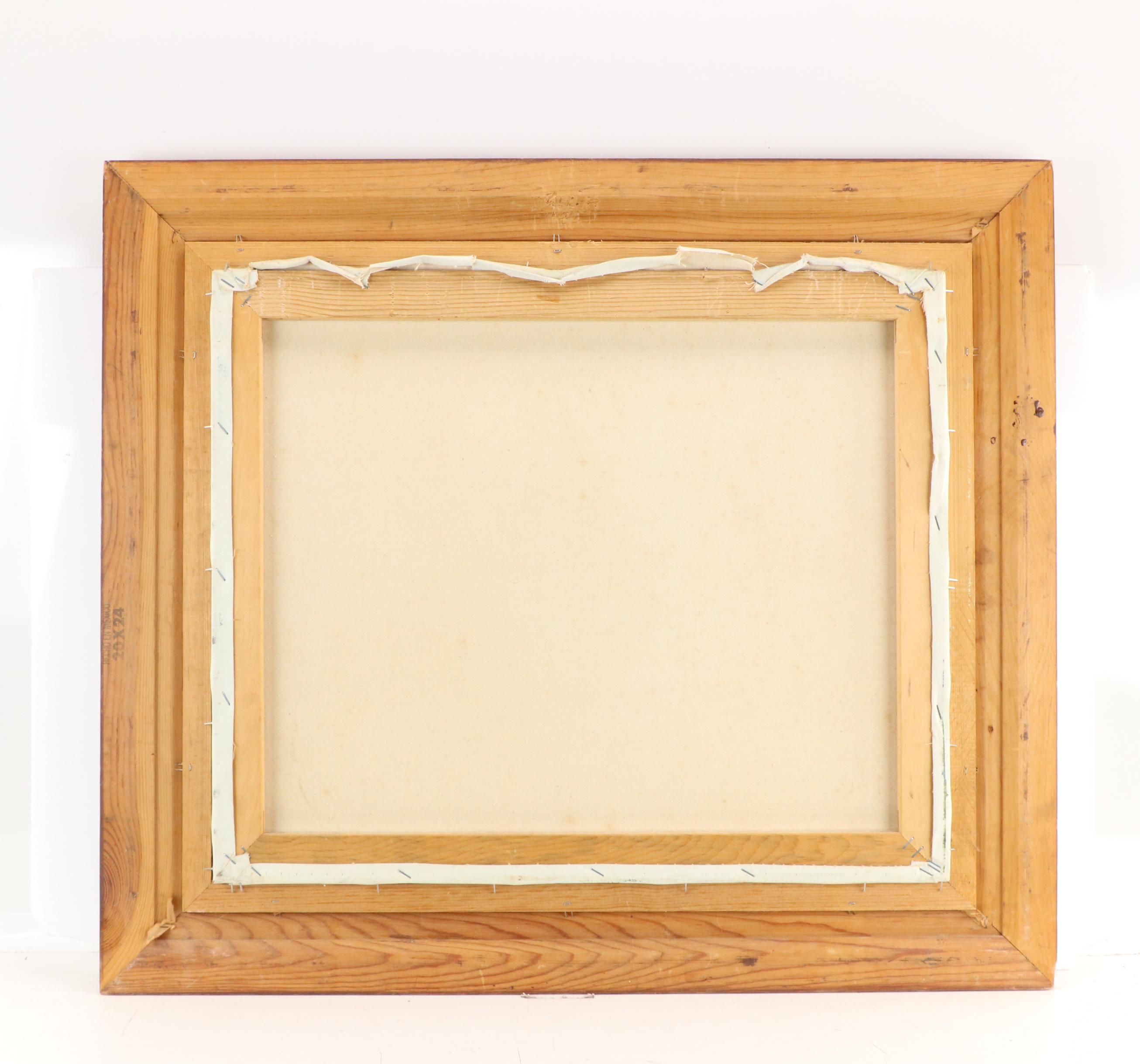 Franke Idyllic Landscape Oil Painting, Circa 1970