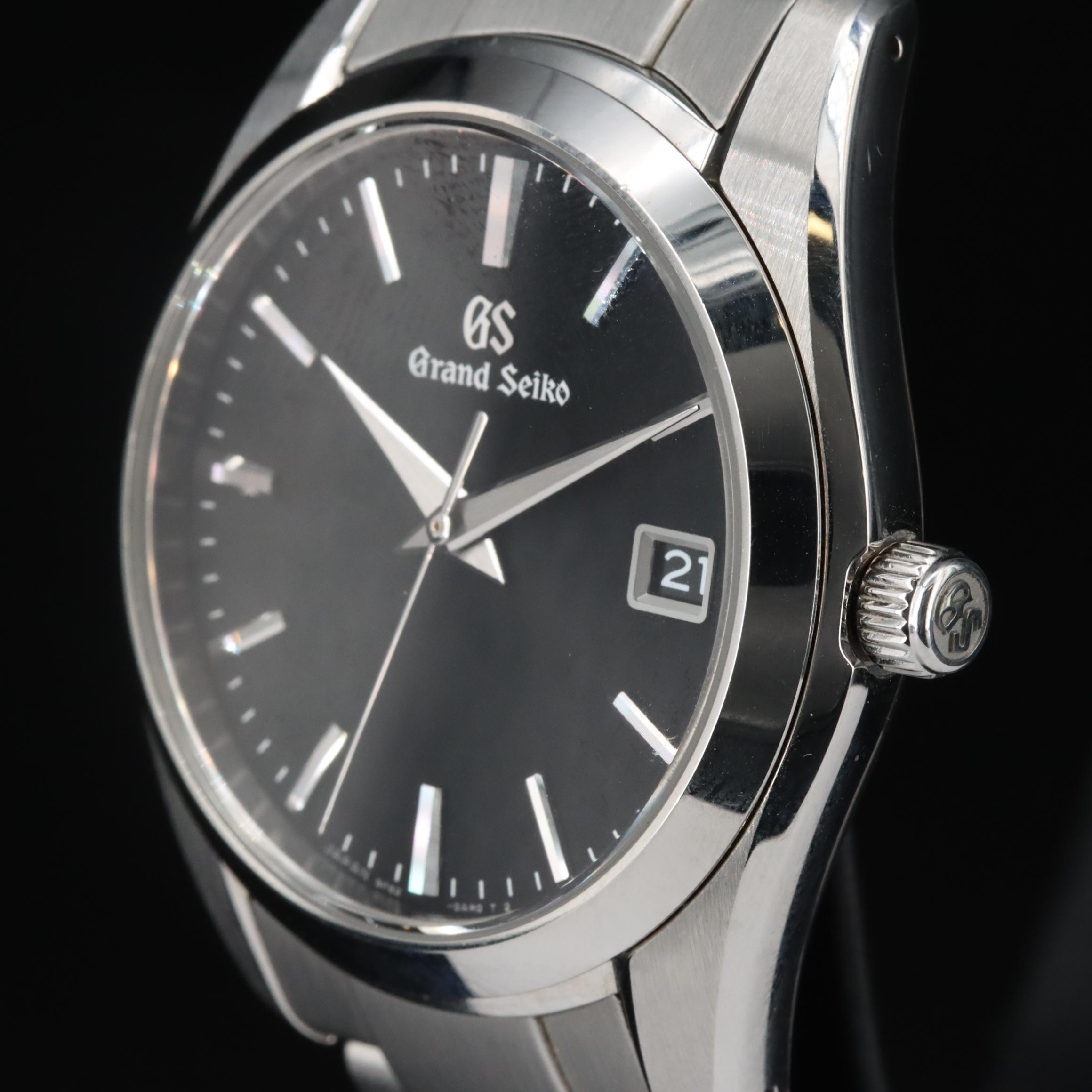 Grand Seiko 9F62-0AB0 Black Dial Watch