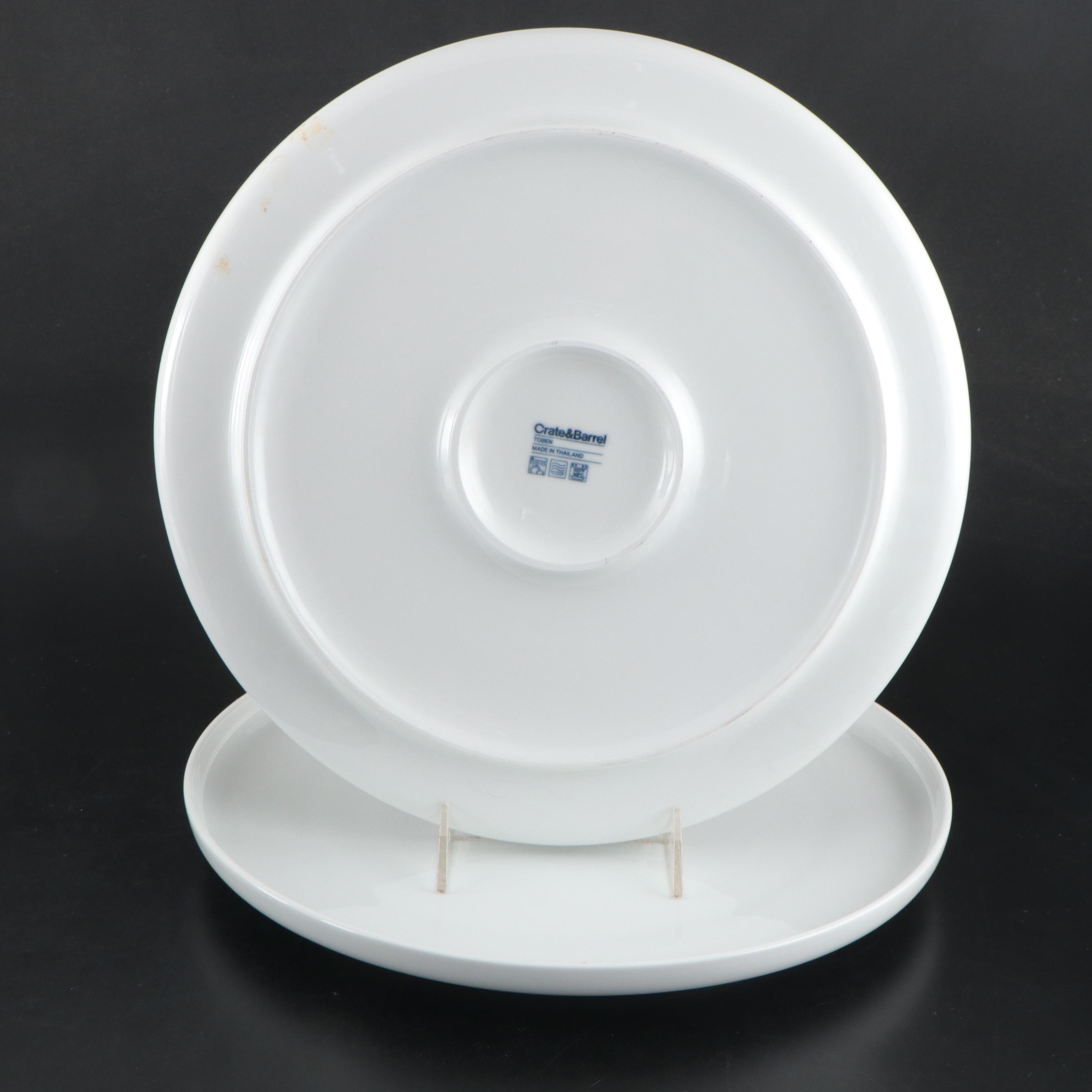 Noritake "October Light" Dinnerware with Crate & Barrel "Toben" Dinnerware