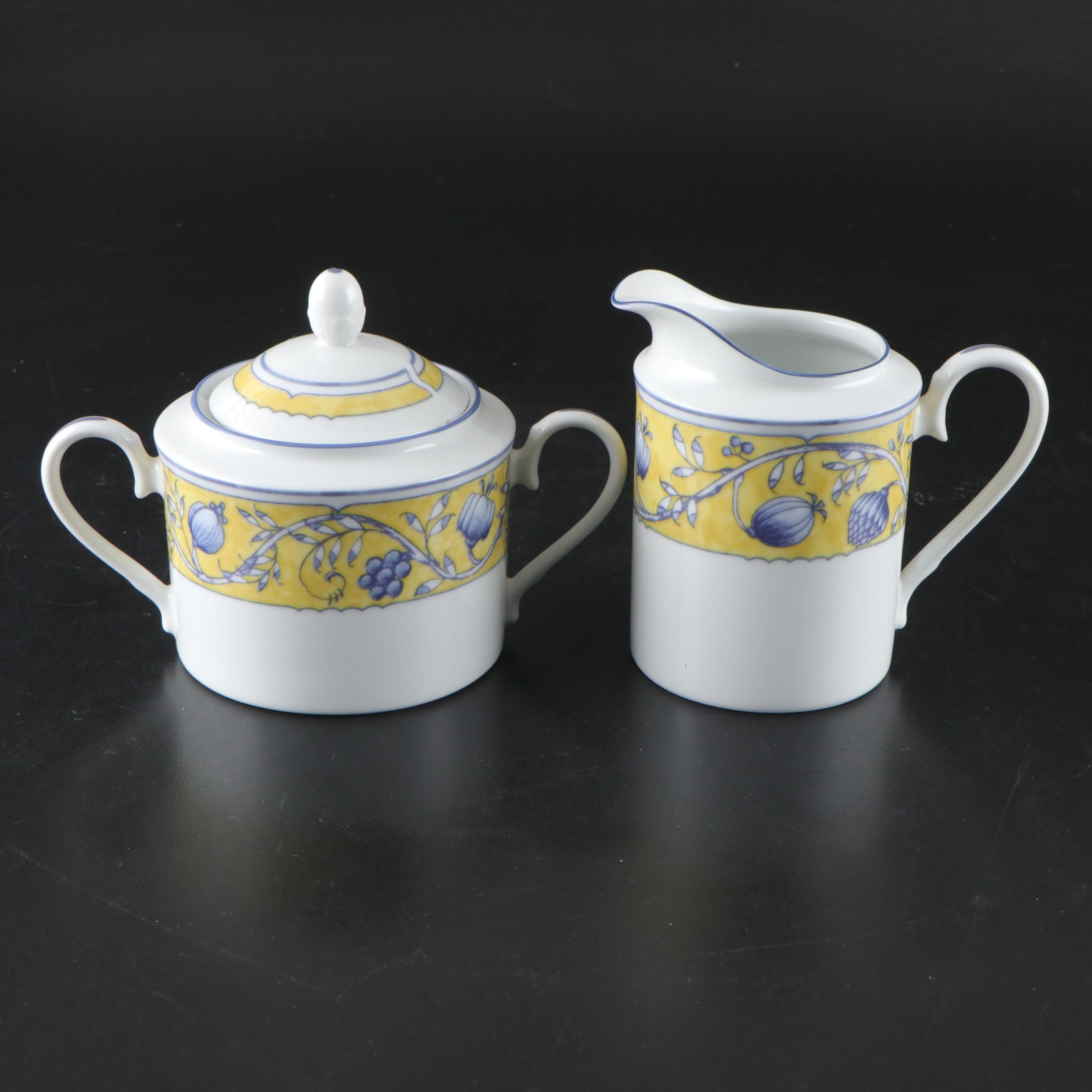 Noritake "October Light" Dinnerware with Crate & Barrel "Toben" Dinnerware