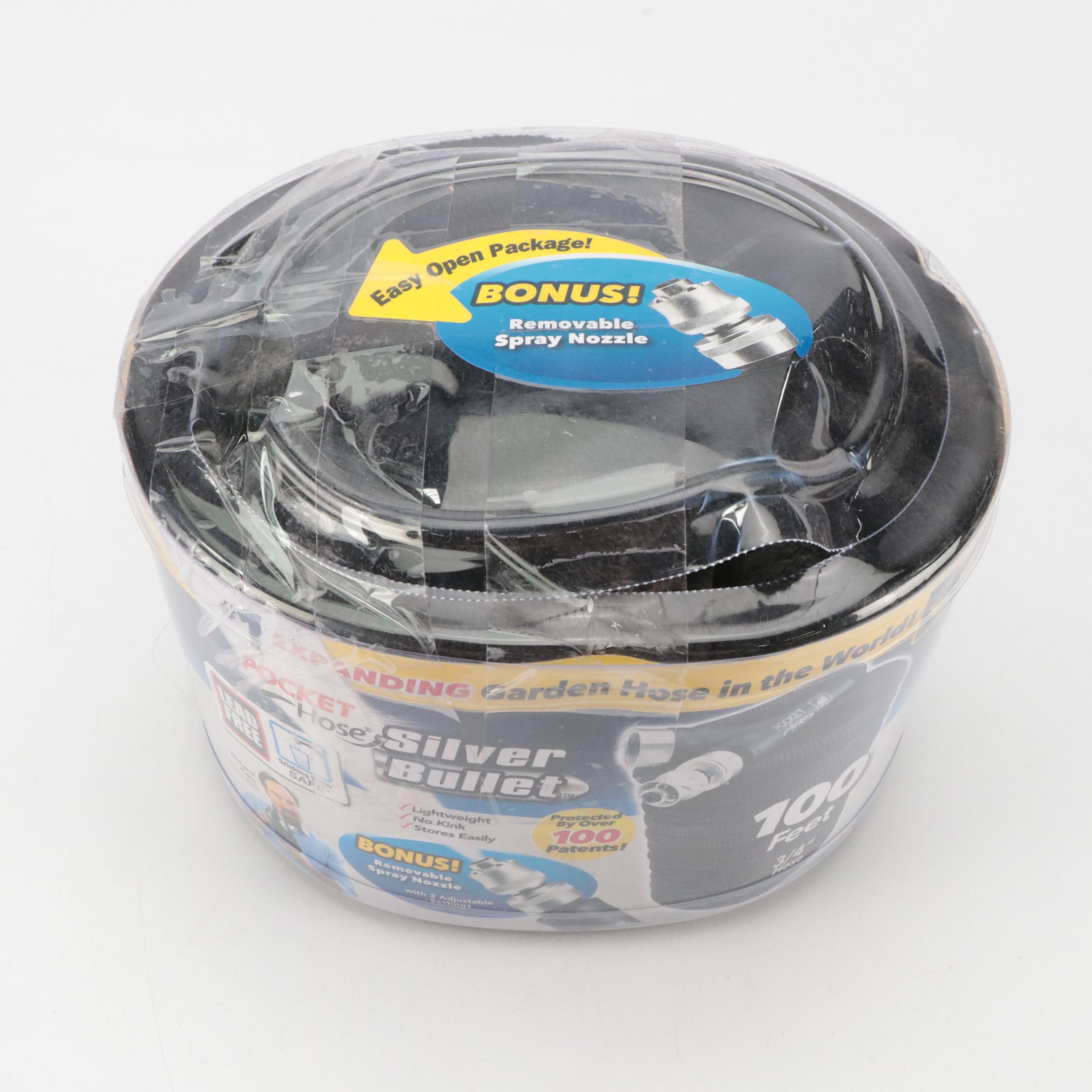 Pocket Hose "Silver Bullet" 100 ft. Garden Hoses