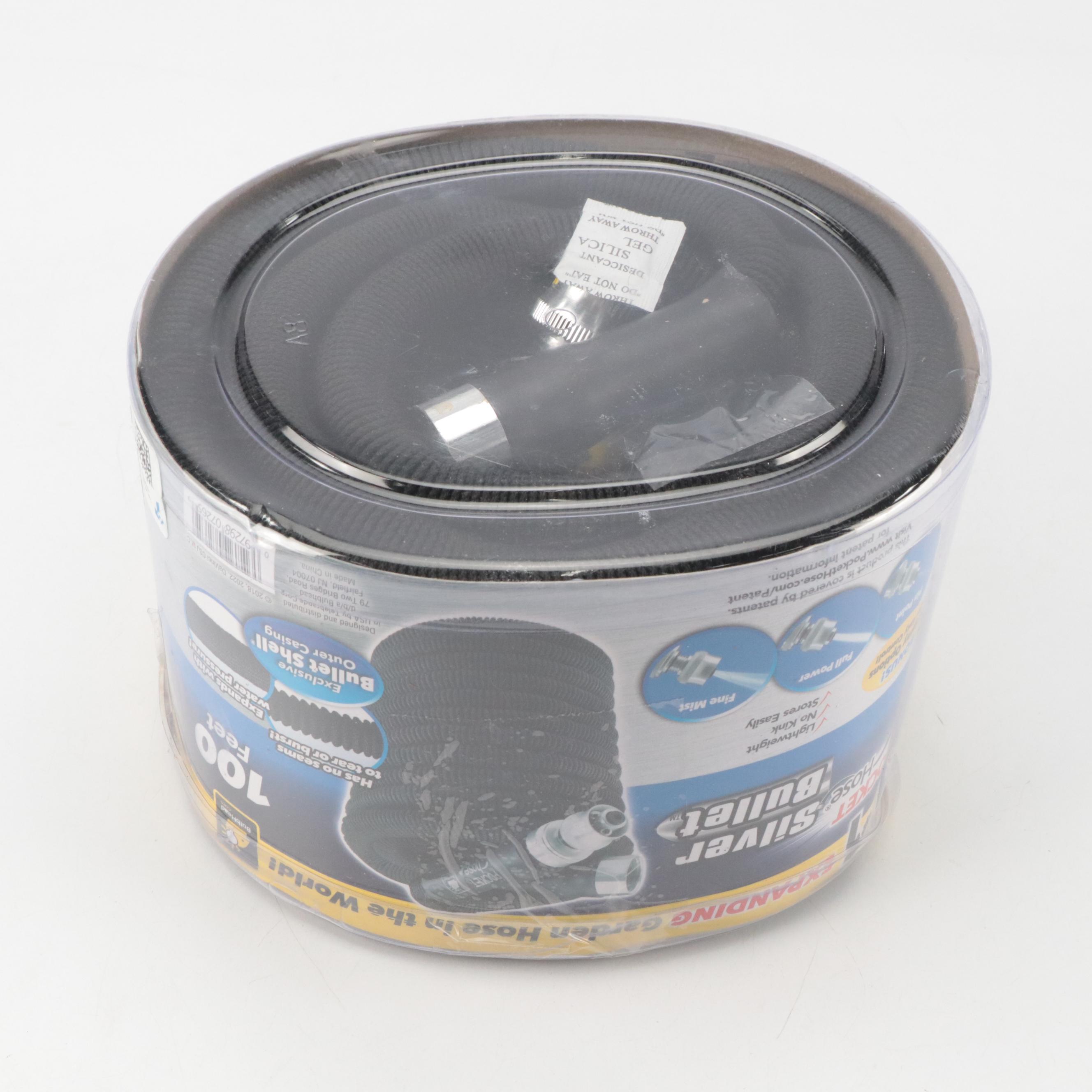 Two Pocket Hose Silver Bullet 100' Garden Hoses