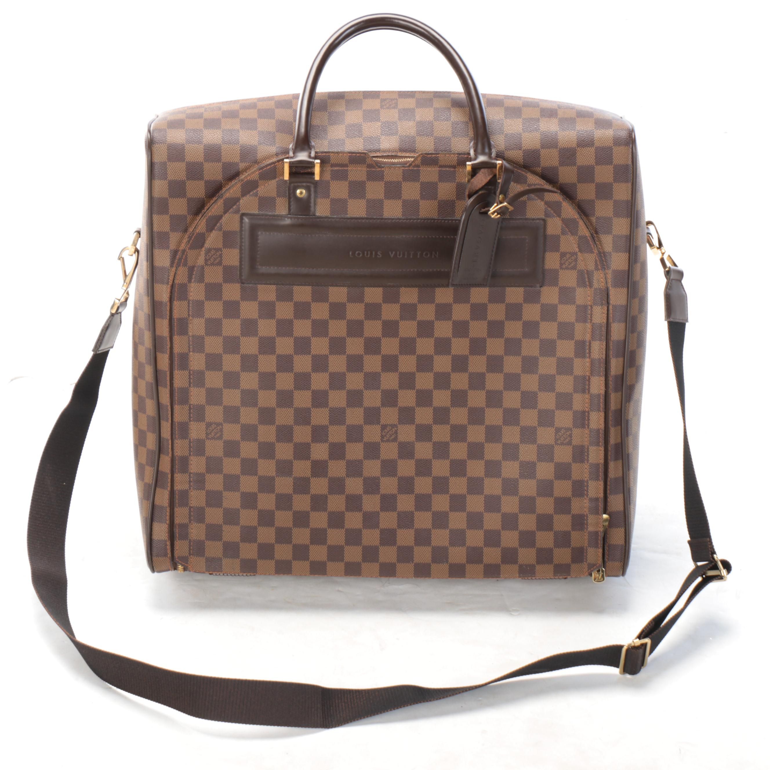 Louis Vuitton Nolita GM Travel Bag in Damier Ébène Canvas and Leather