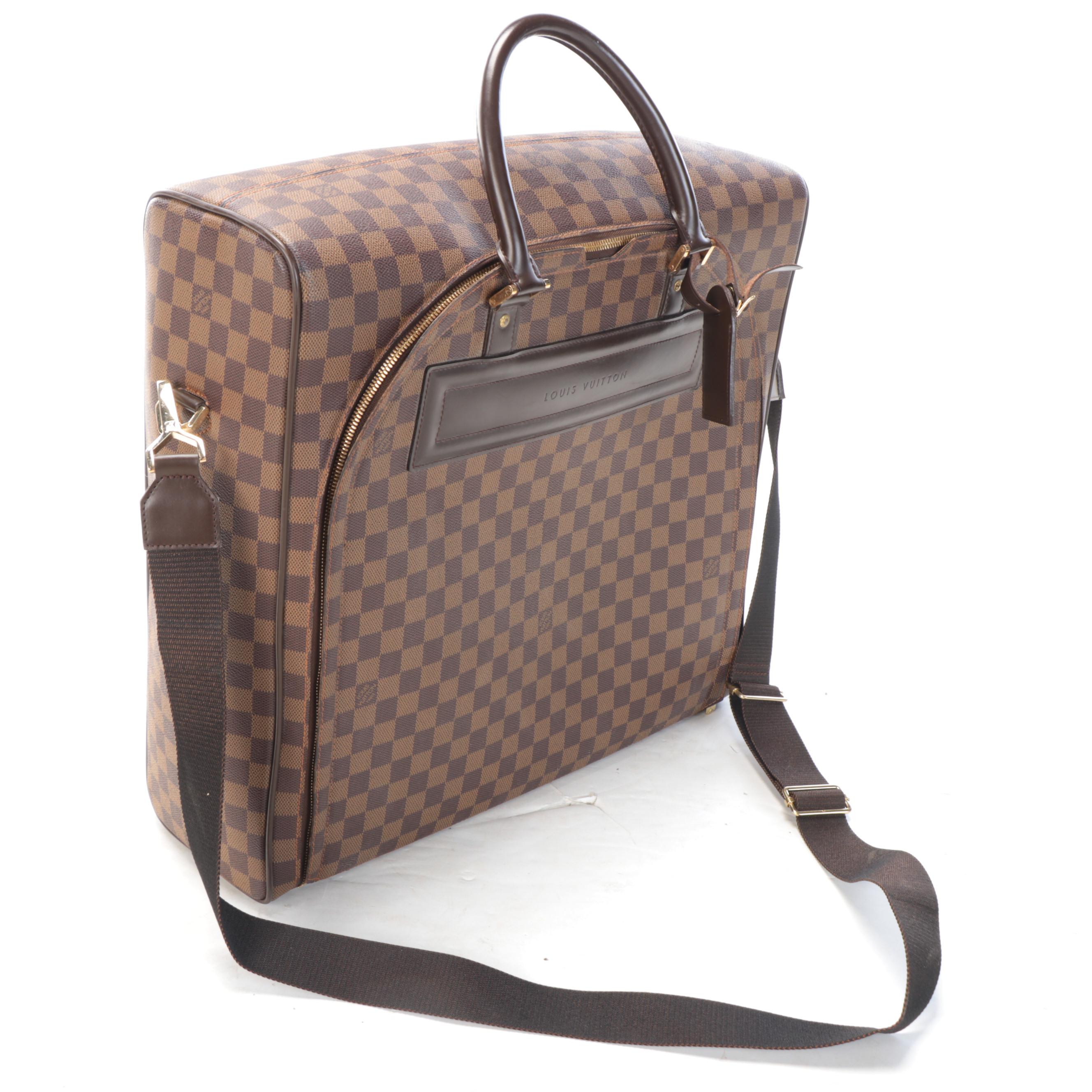 Louis Vuitton Nolita GM Travel Bag in Damier Ébène Canvas and Leather