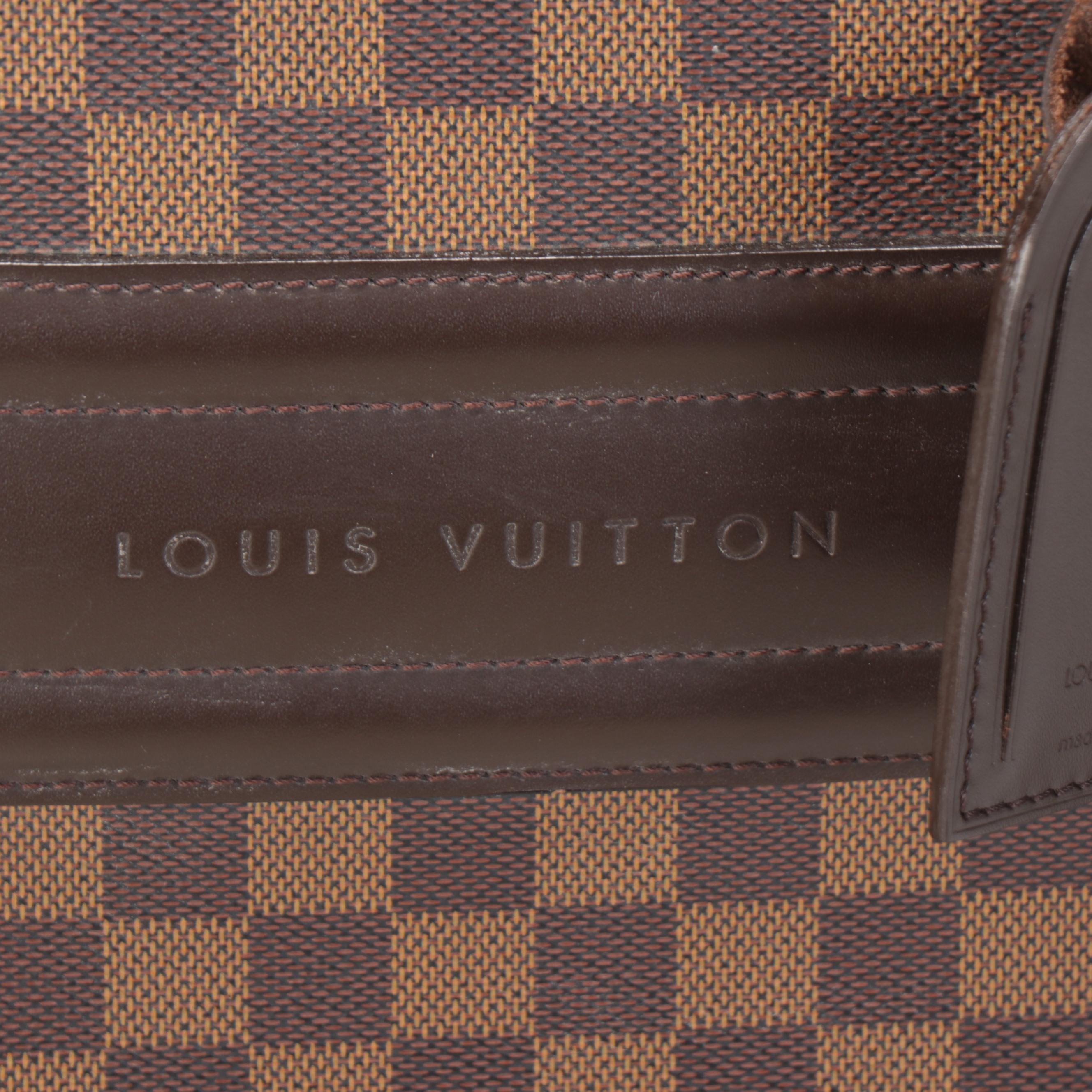 Louis Vuitton Nolita GM Travel Bag in Damier Ébène Canvas and Leather
