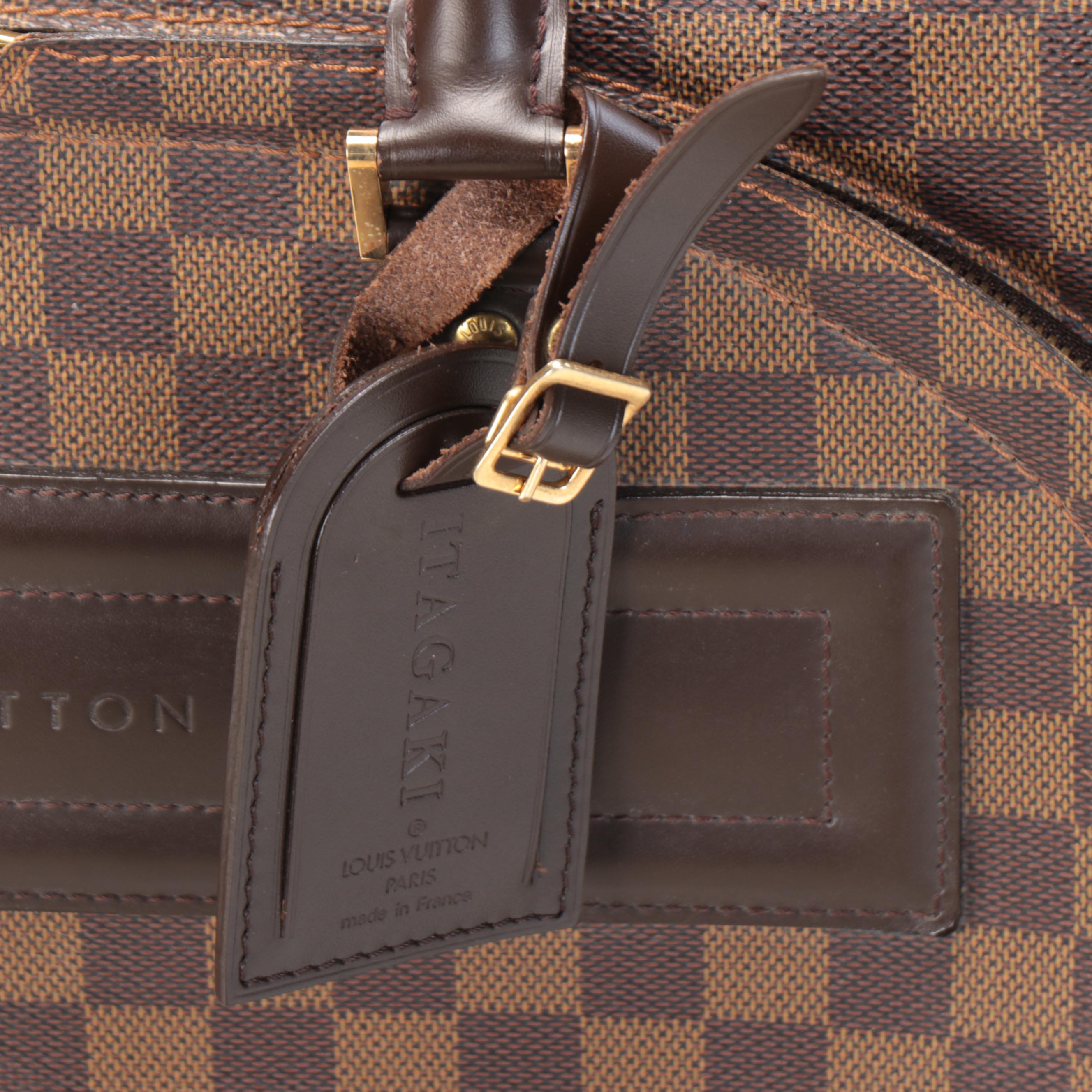Louis Vuitton Nolita GM Travel Bag in Damier Ébène Canvas and Leather