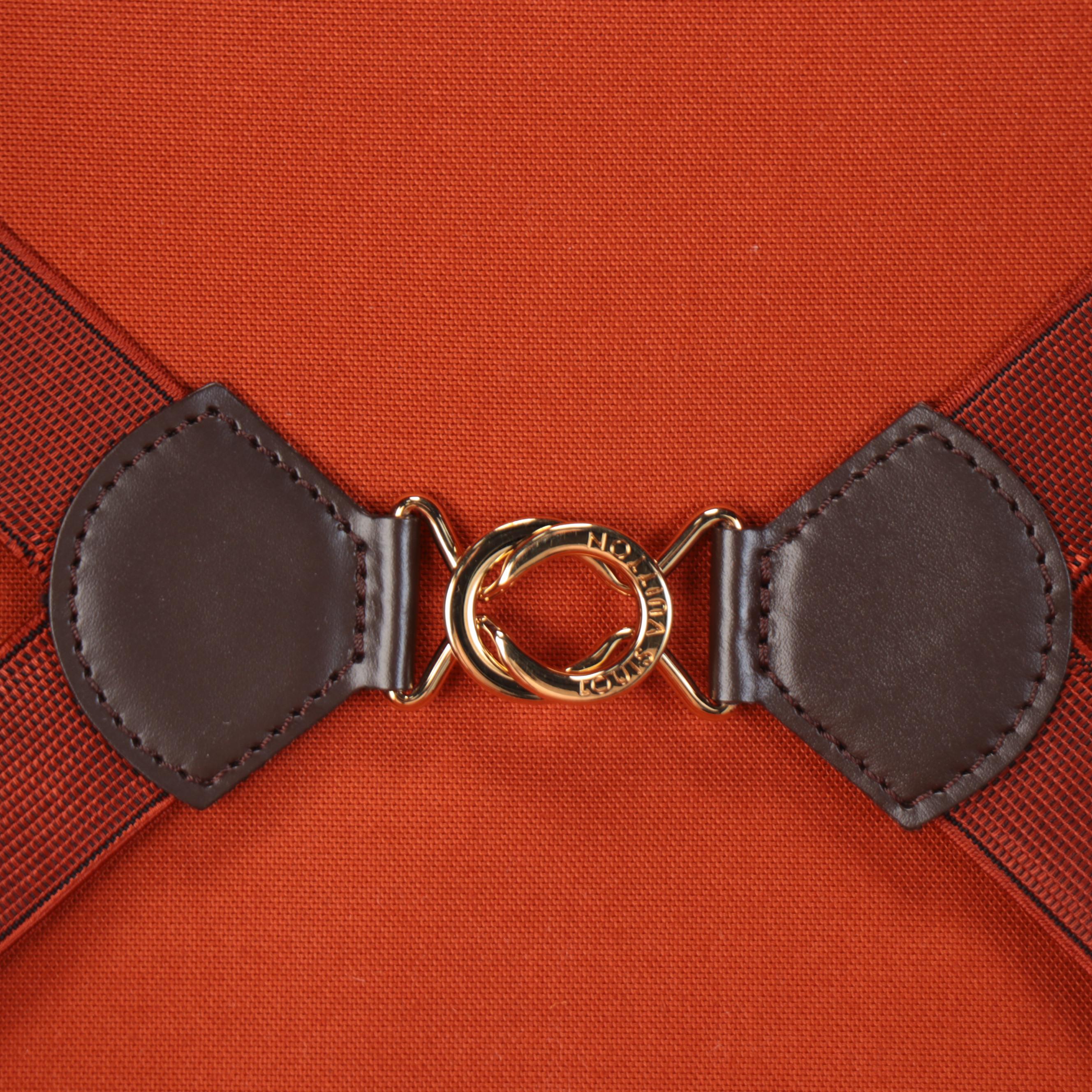 Louis Vuitton Nolita GM Travel Bag in Damier Ébène Canvas and Leather