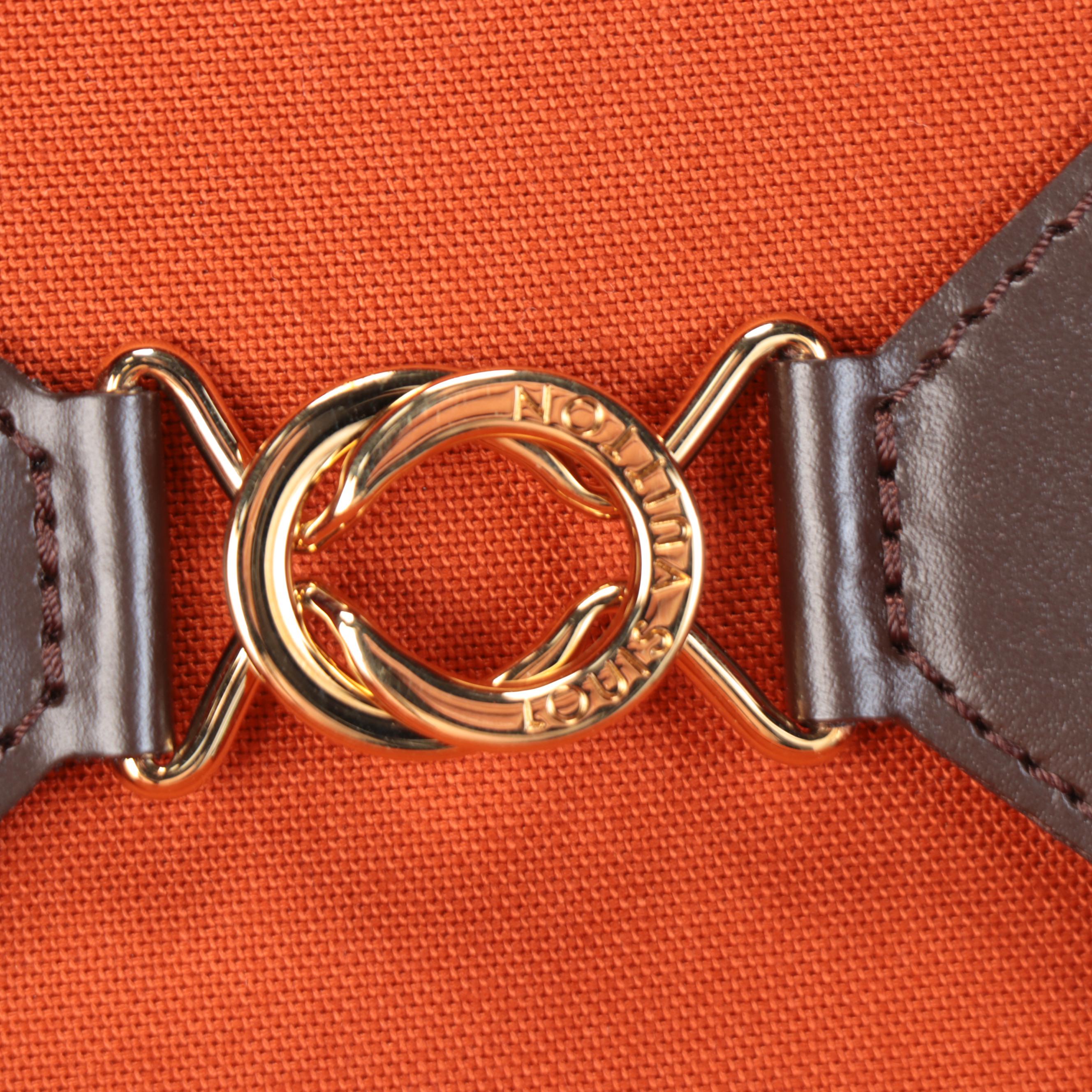 Louis Vuitton Nolita GM Travel Bag in Damier Ébène Canvas and Leather