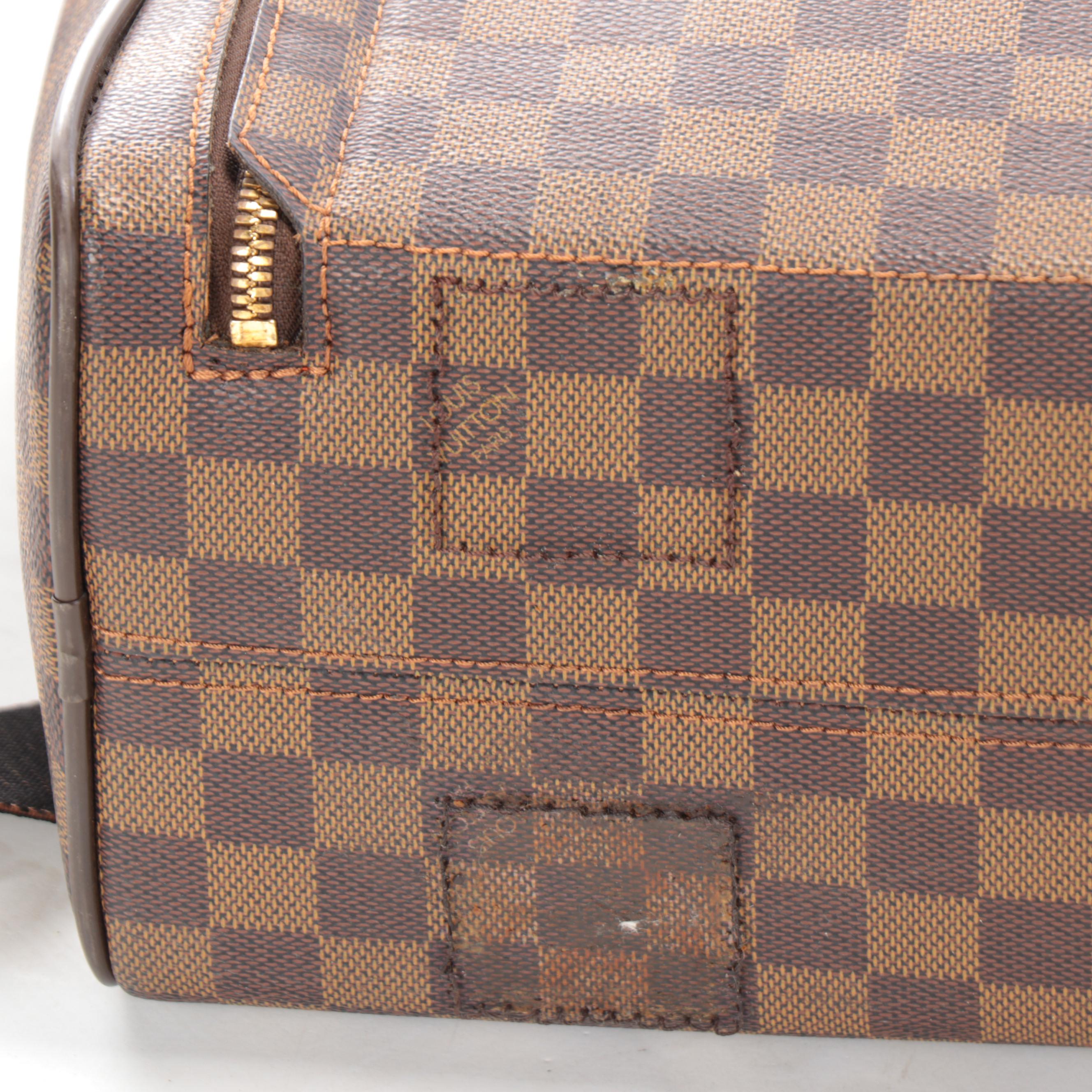 Louis Vuitton Nolita GM Travel Bag in Damier Ébène Canvas and Leather