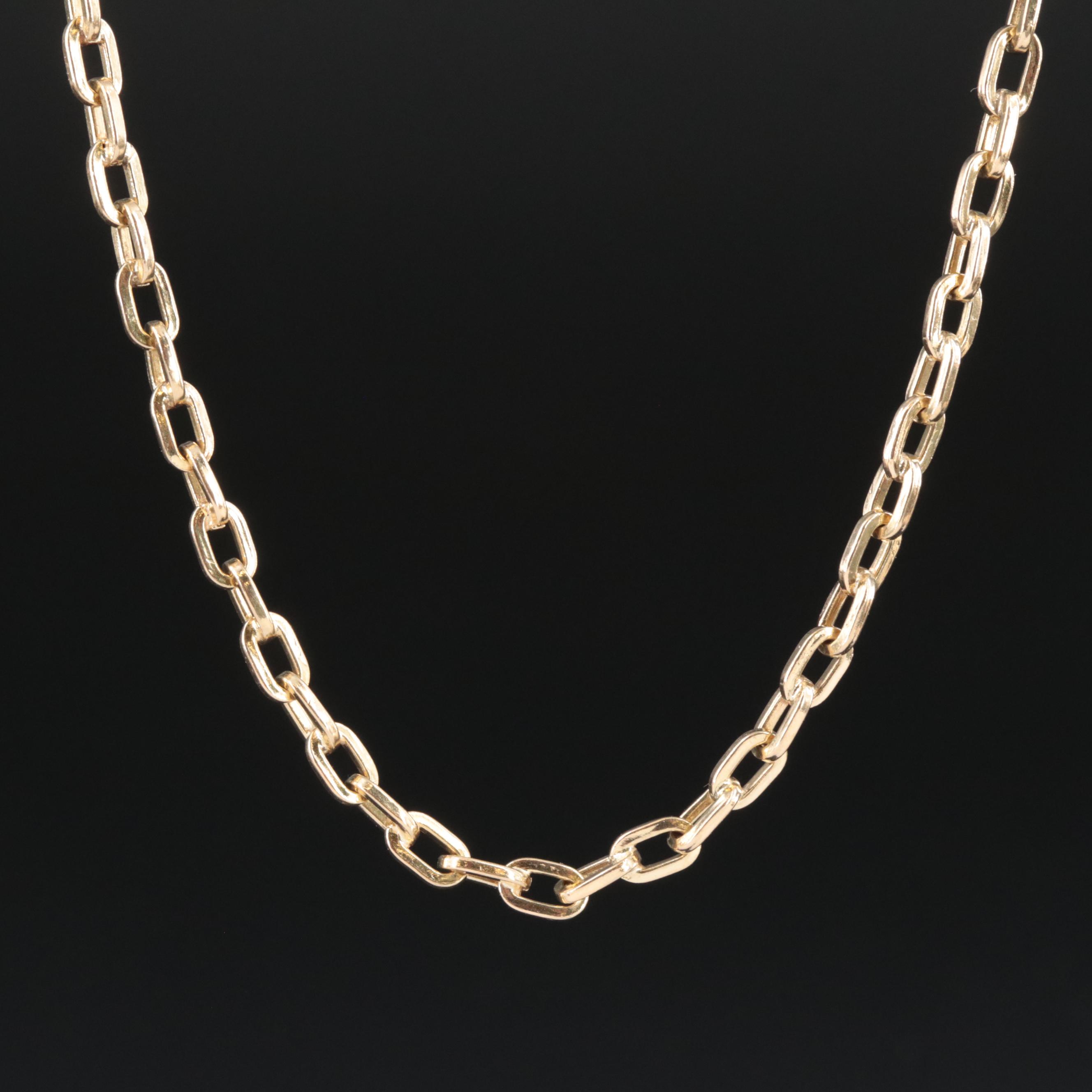 18K Cable Chain Necklace