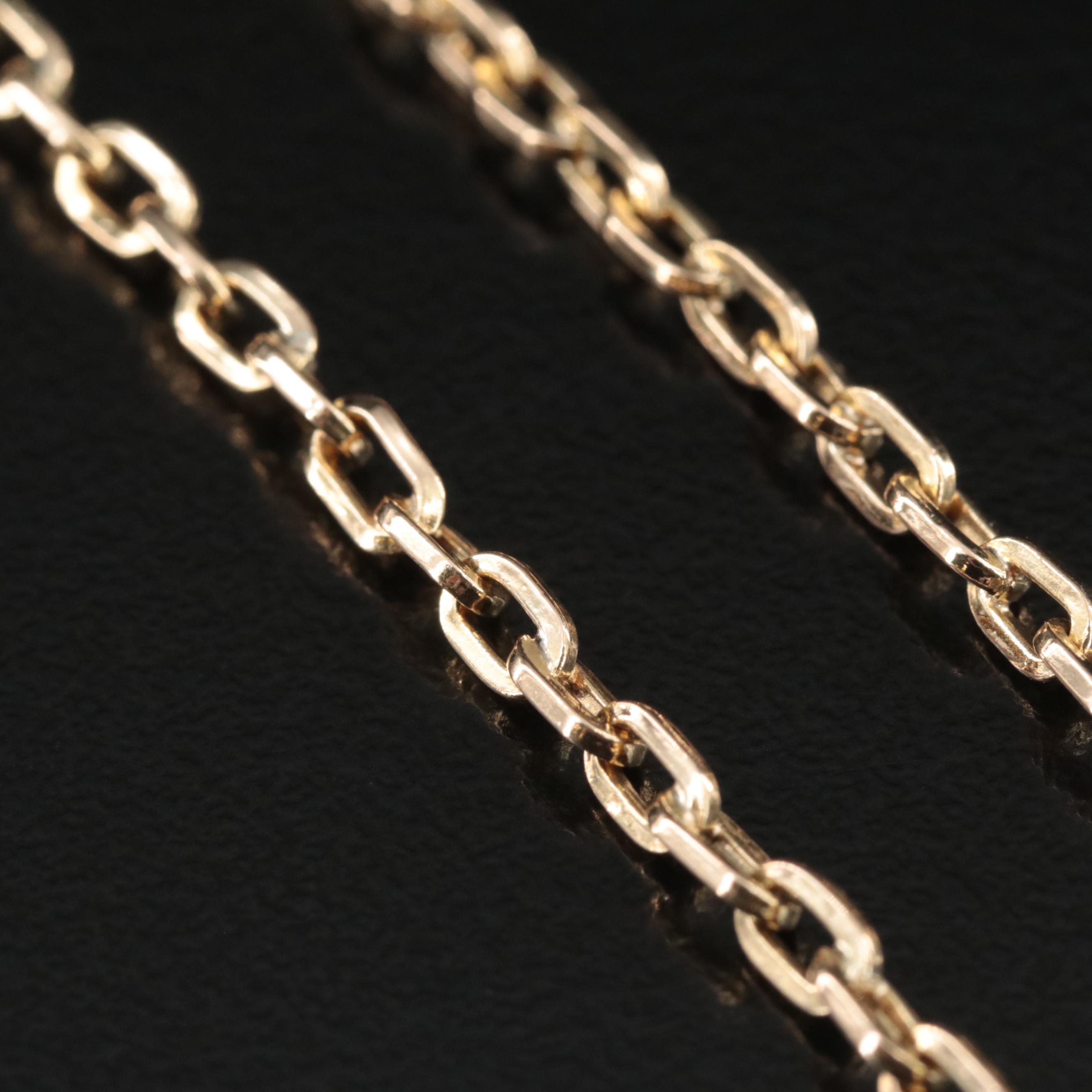18K Cable Chain Necklace