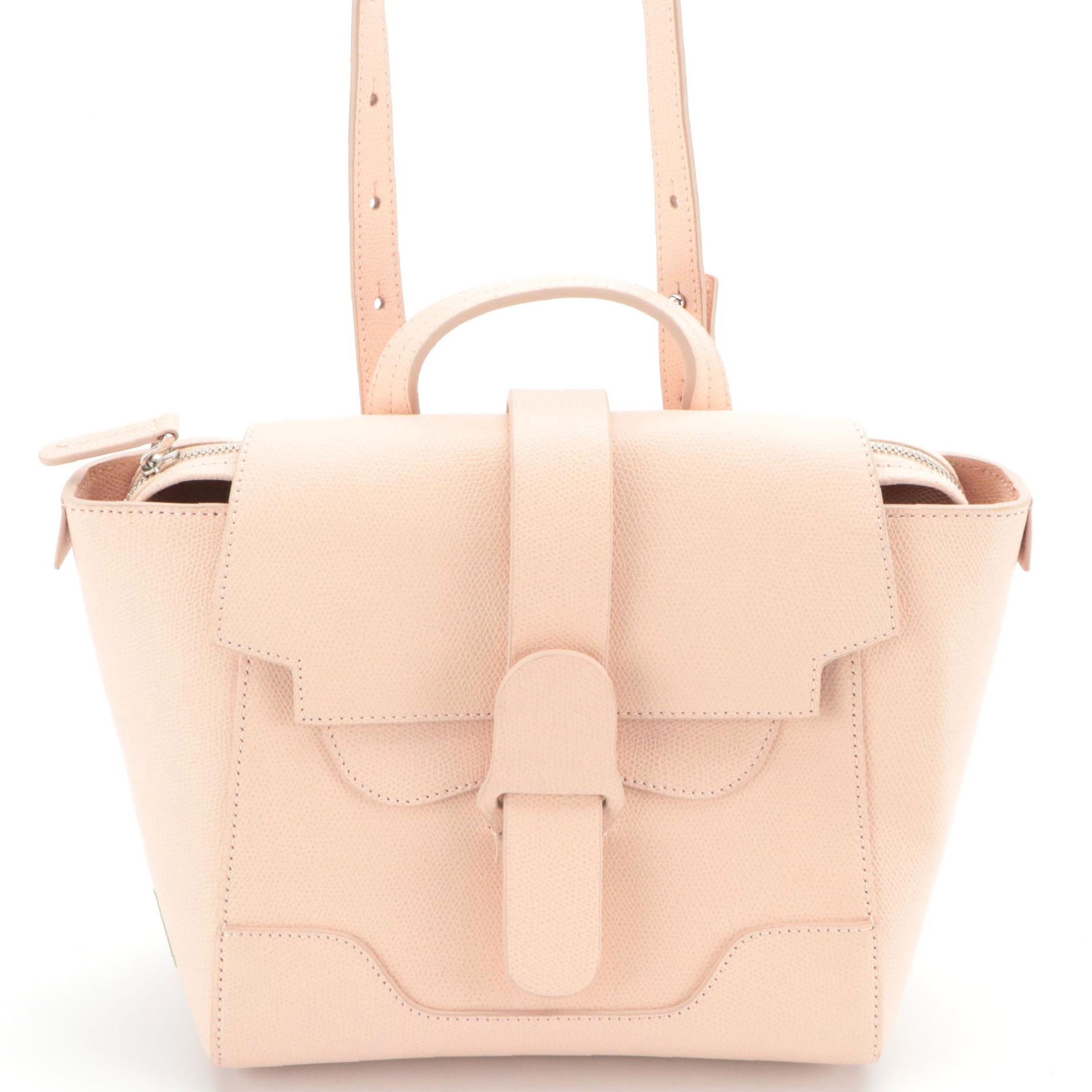 Senreve Mini Maestra Crossbody/Backpack Bag in Pebbled Leather