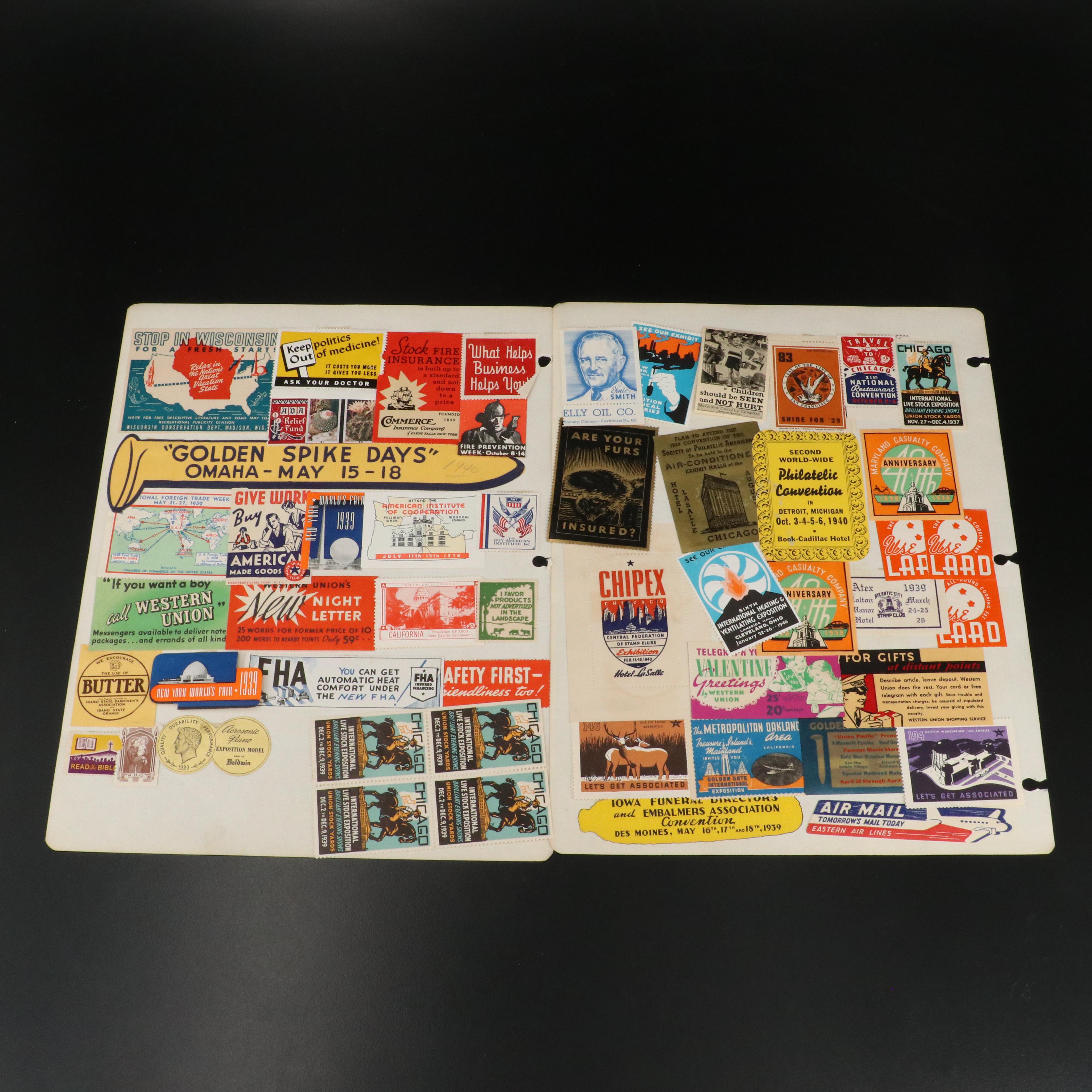 Large Assortment of U.S. Christmas Seal Postage Stamps