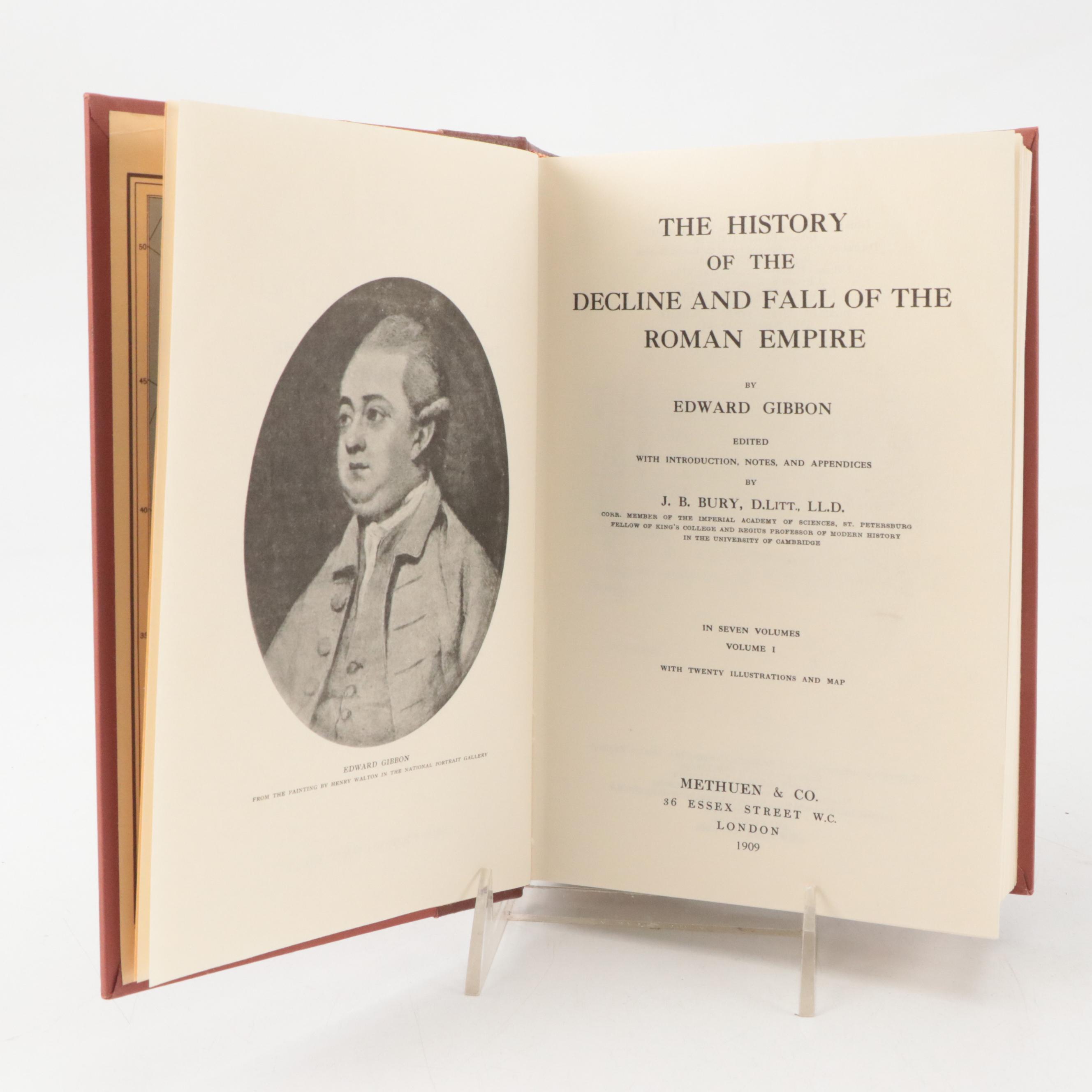 "The Decline and Fall of the Roman Empire" Complete Seven-Volume Set, 1974
