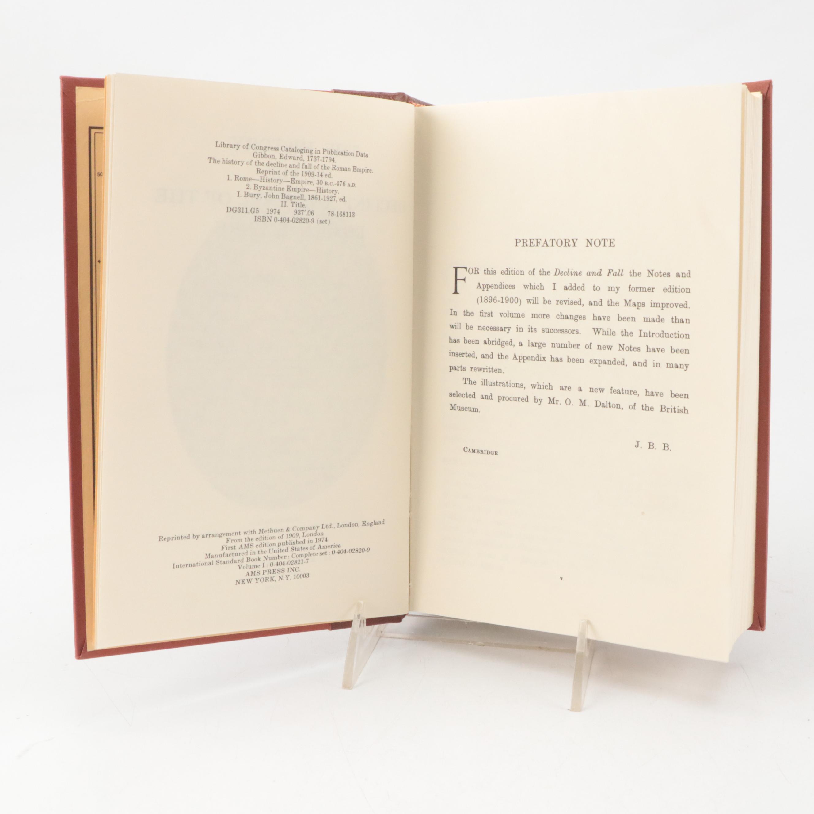 "The Decline and Fall of the Roman Empire" Complete Seven-Volume Set, 1974