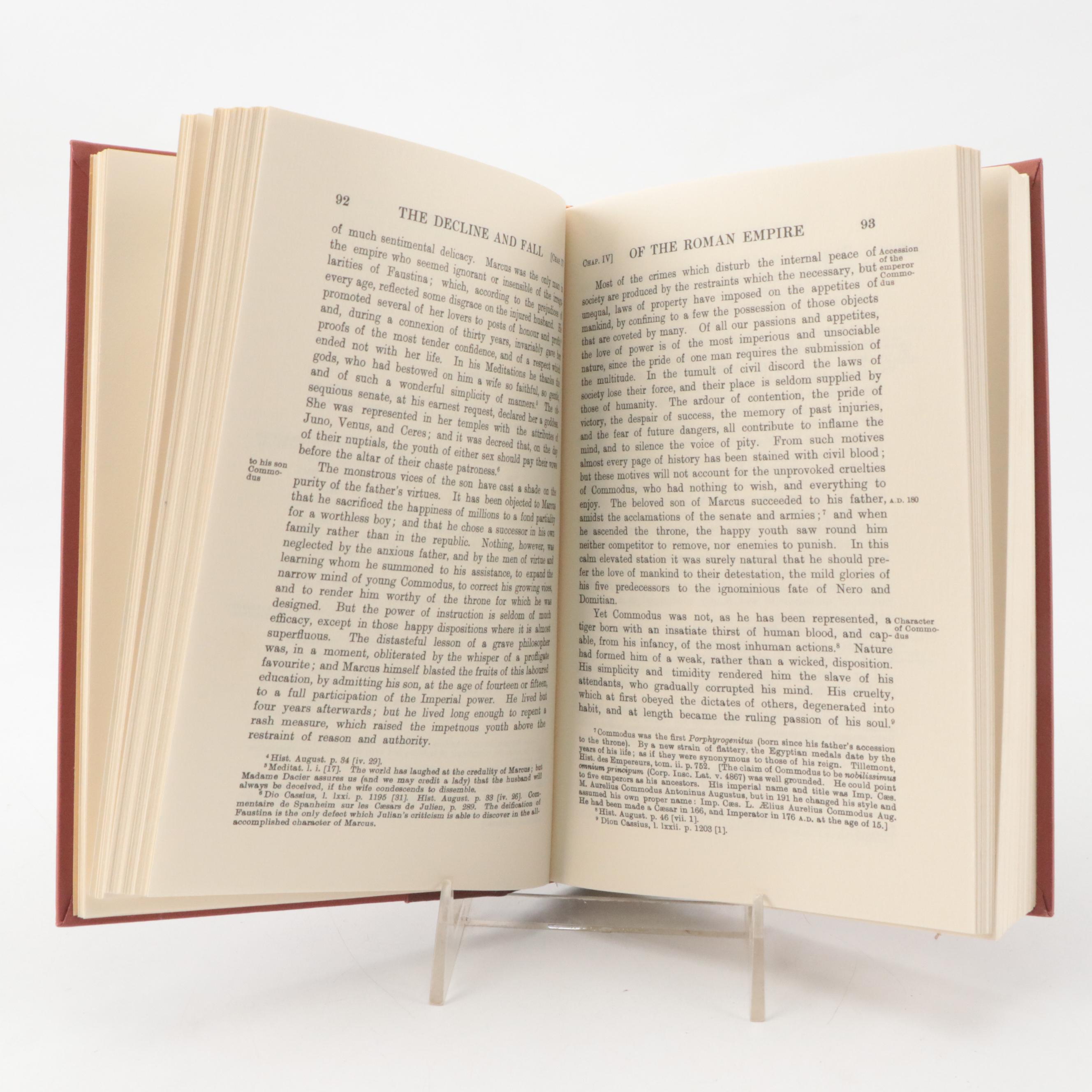 "The Decline and Fall of the Roman Empire" Complete Seven-Volume Set, 1974