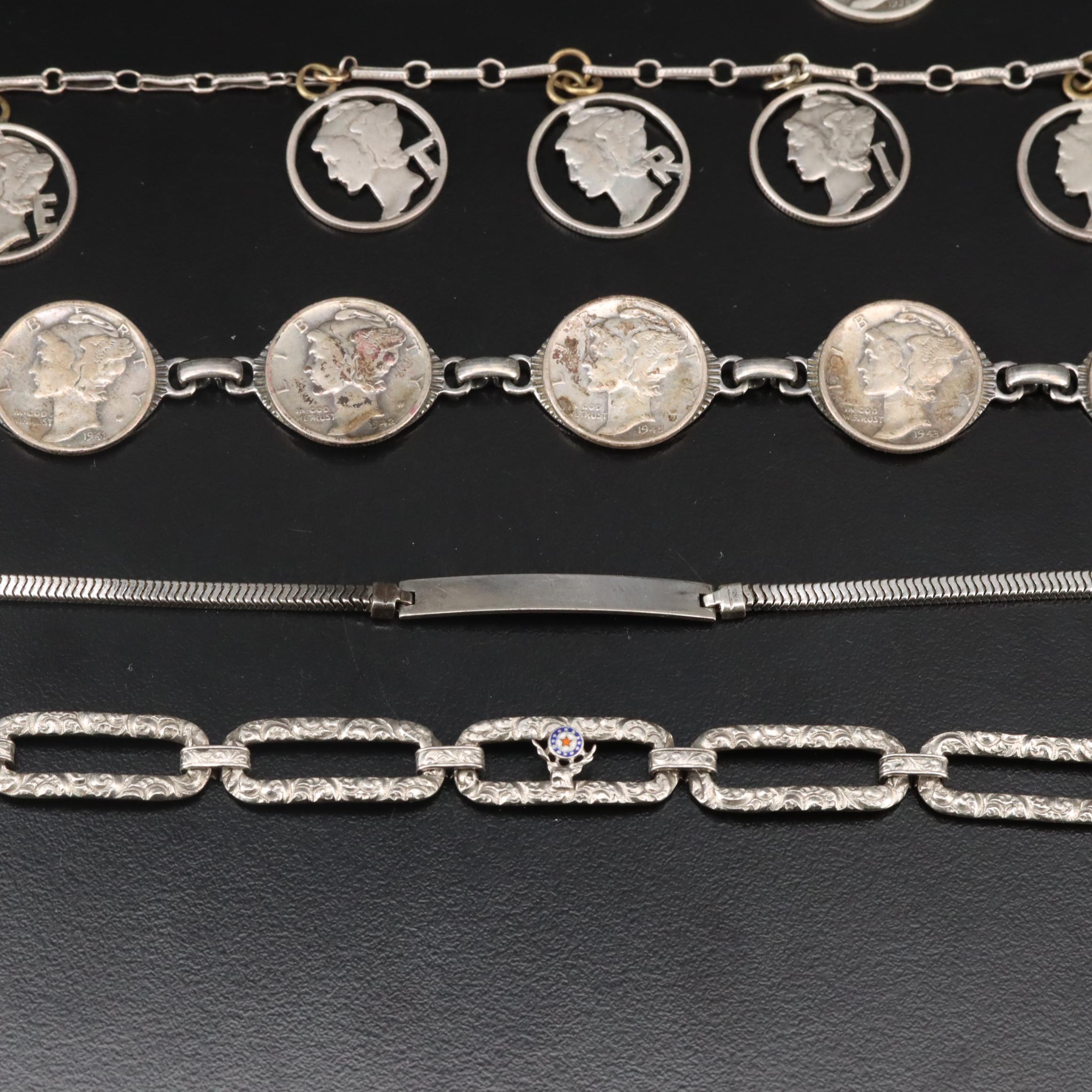Mercury Dimes and Buffalo Nickles Featured in Jewelry Collection