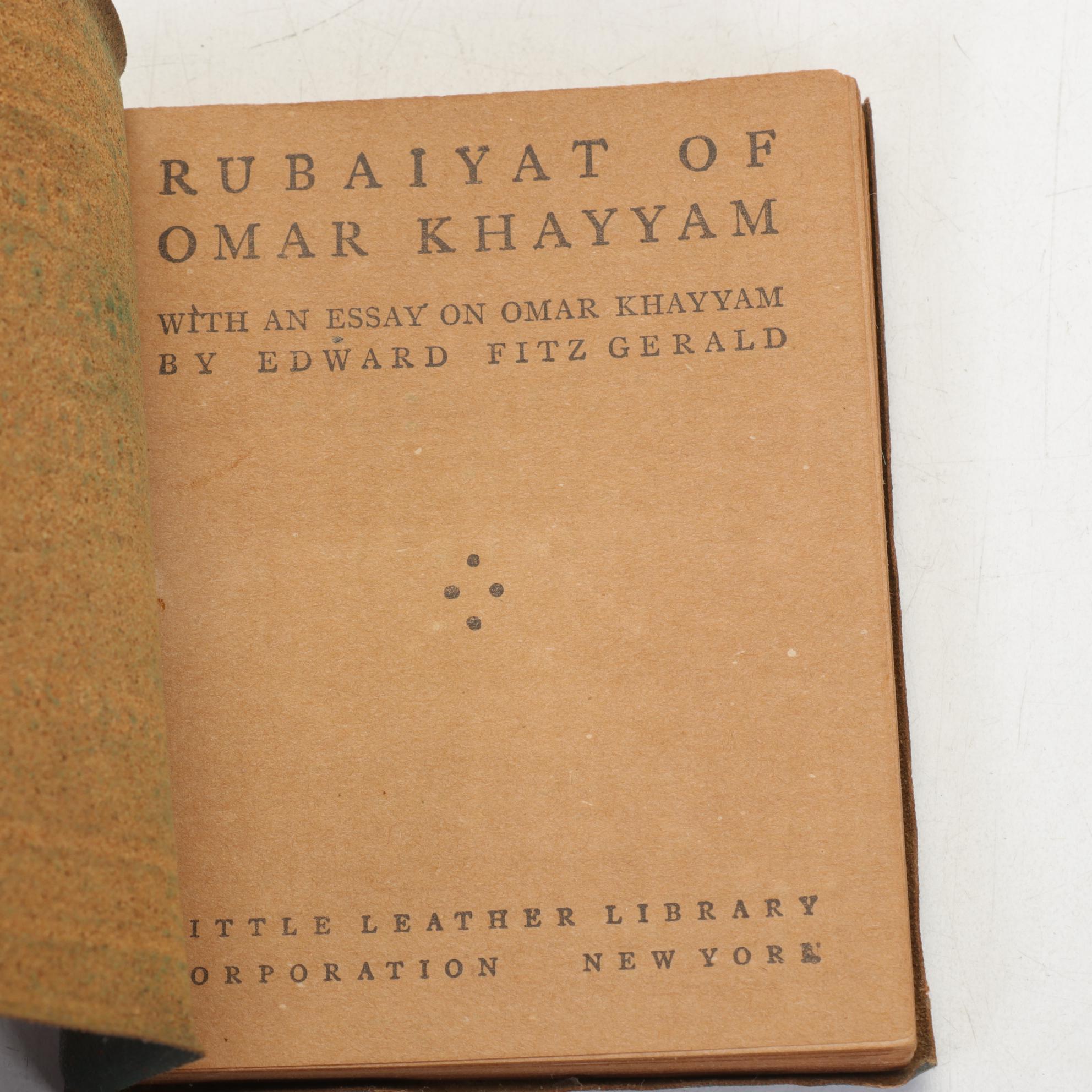 Classics from the "Little Leather Library" Featuring Poe, Shakespeare & More