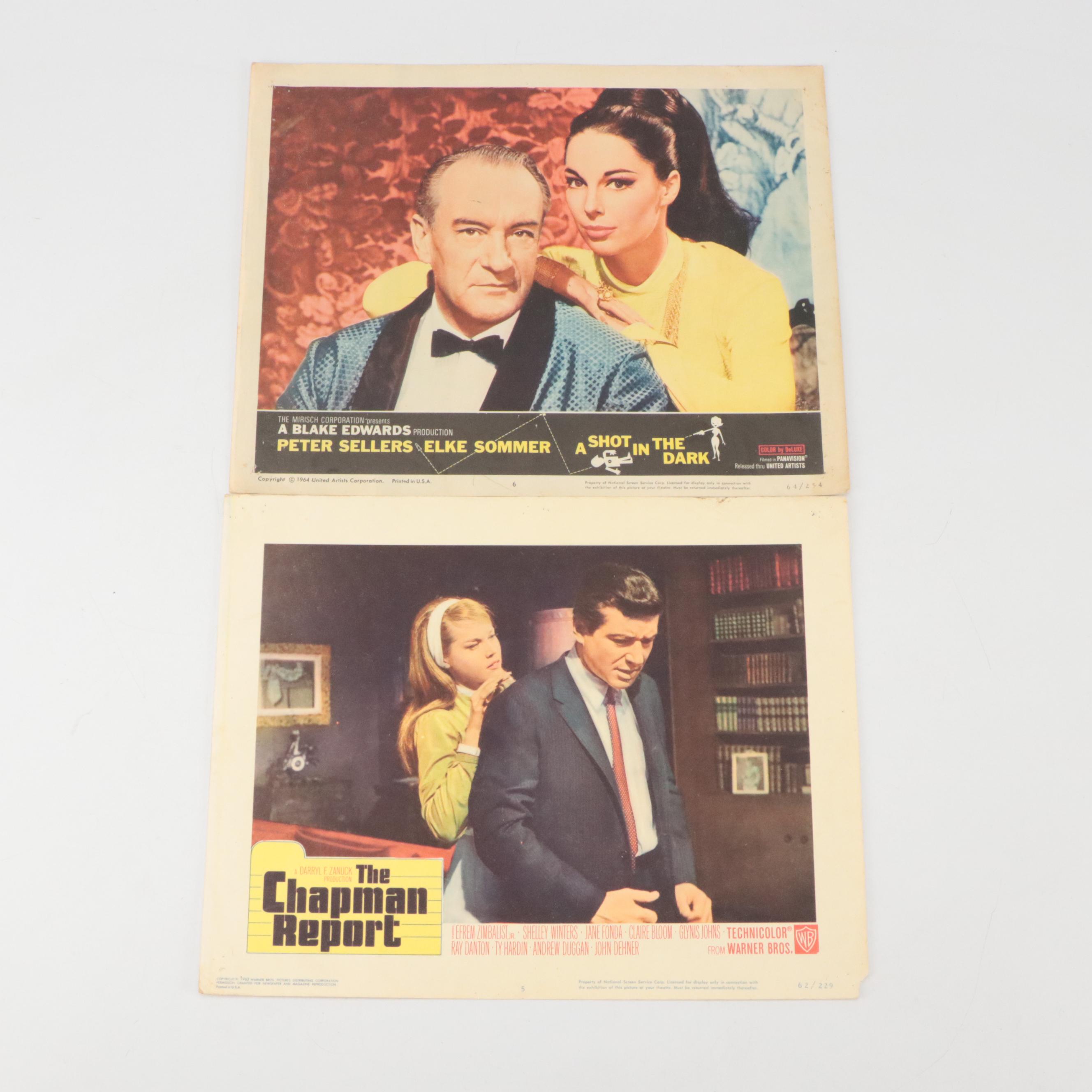 "A Shot in the Dark", "The Chapman Report" and More Movie Lobby Cards, 1960s