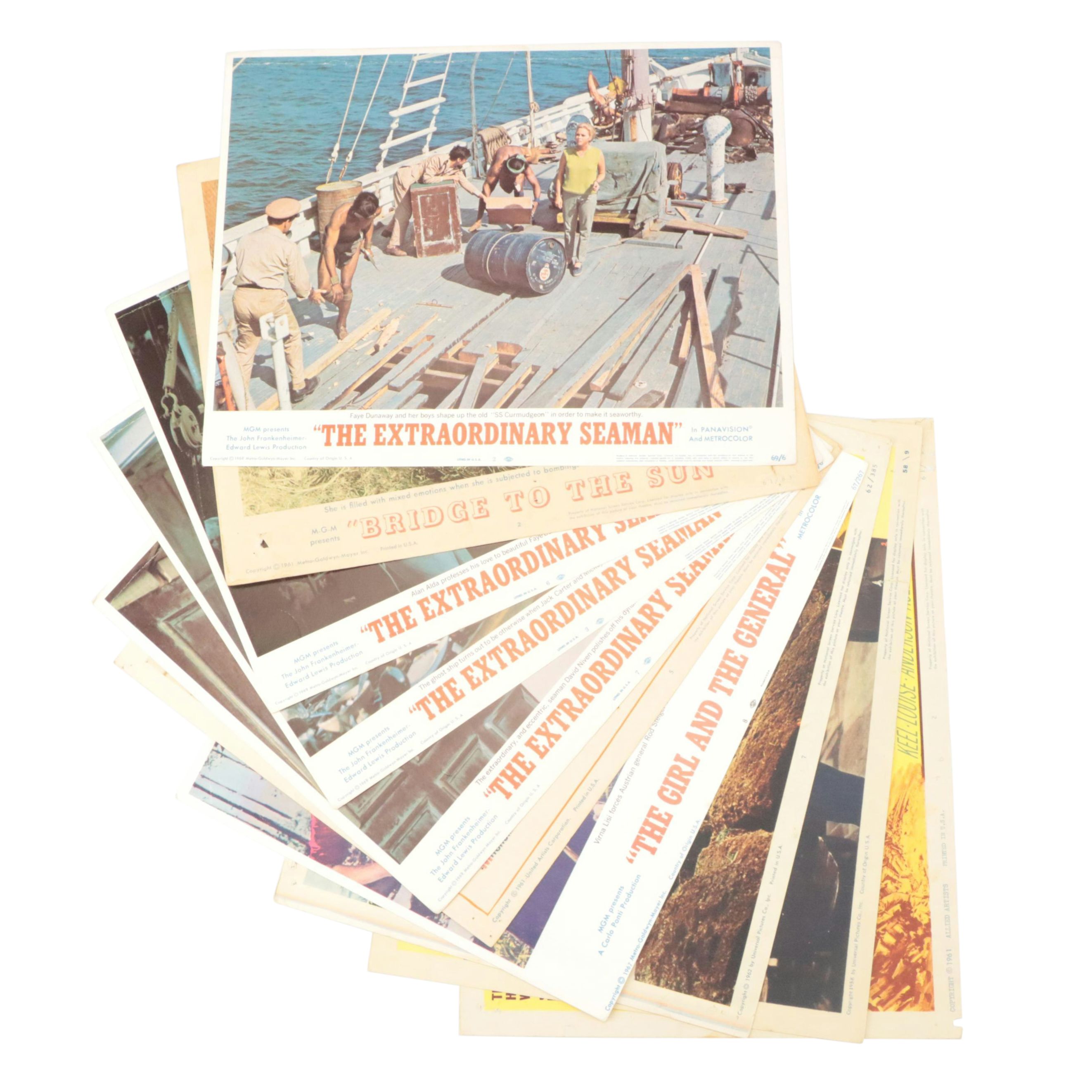 "The Extraordinary Seaman", "Armored Command" and More Movie Lobby Cards