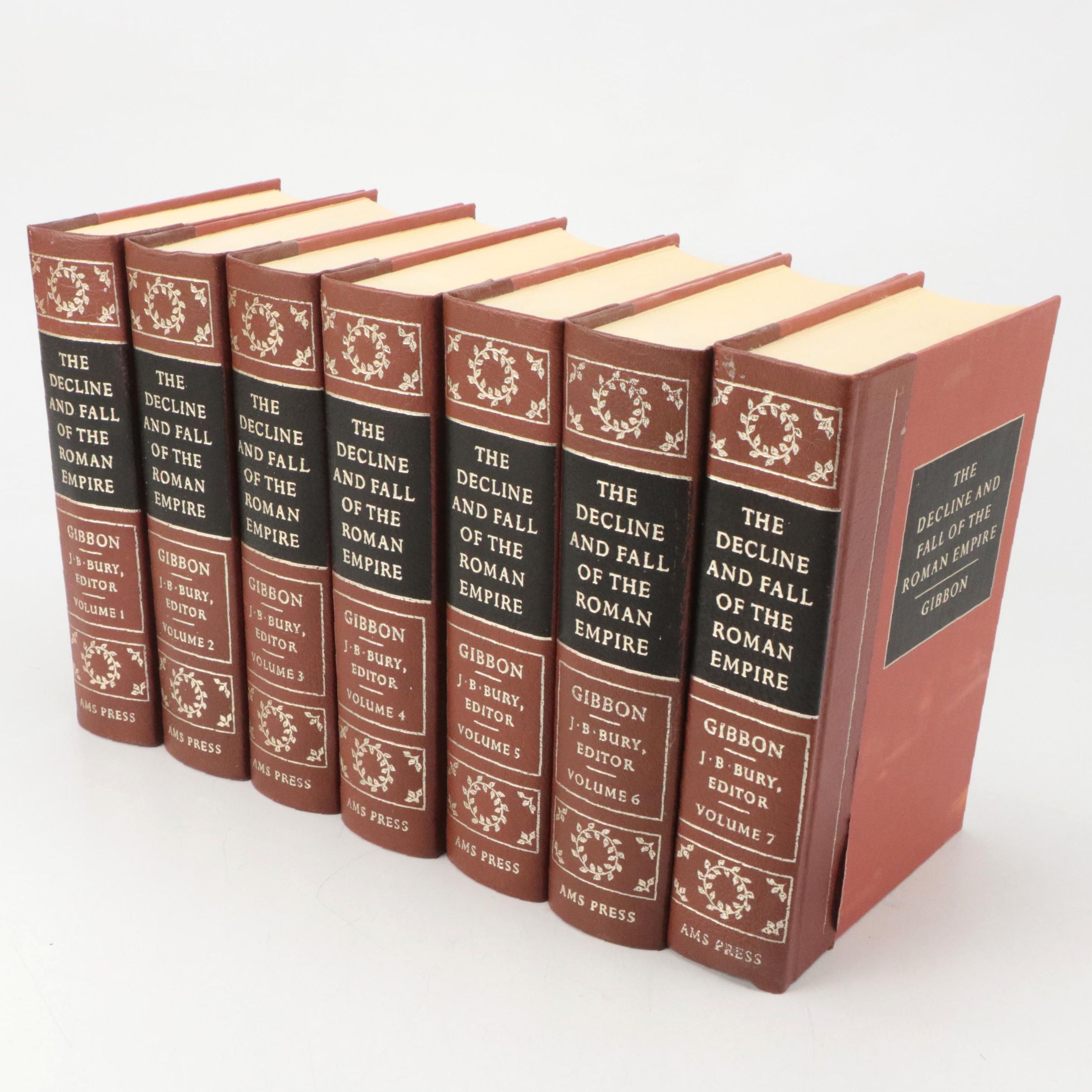 "The Decline and Fall of the Roman Empire" Complete Seven-Volume Set, 1974