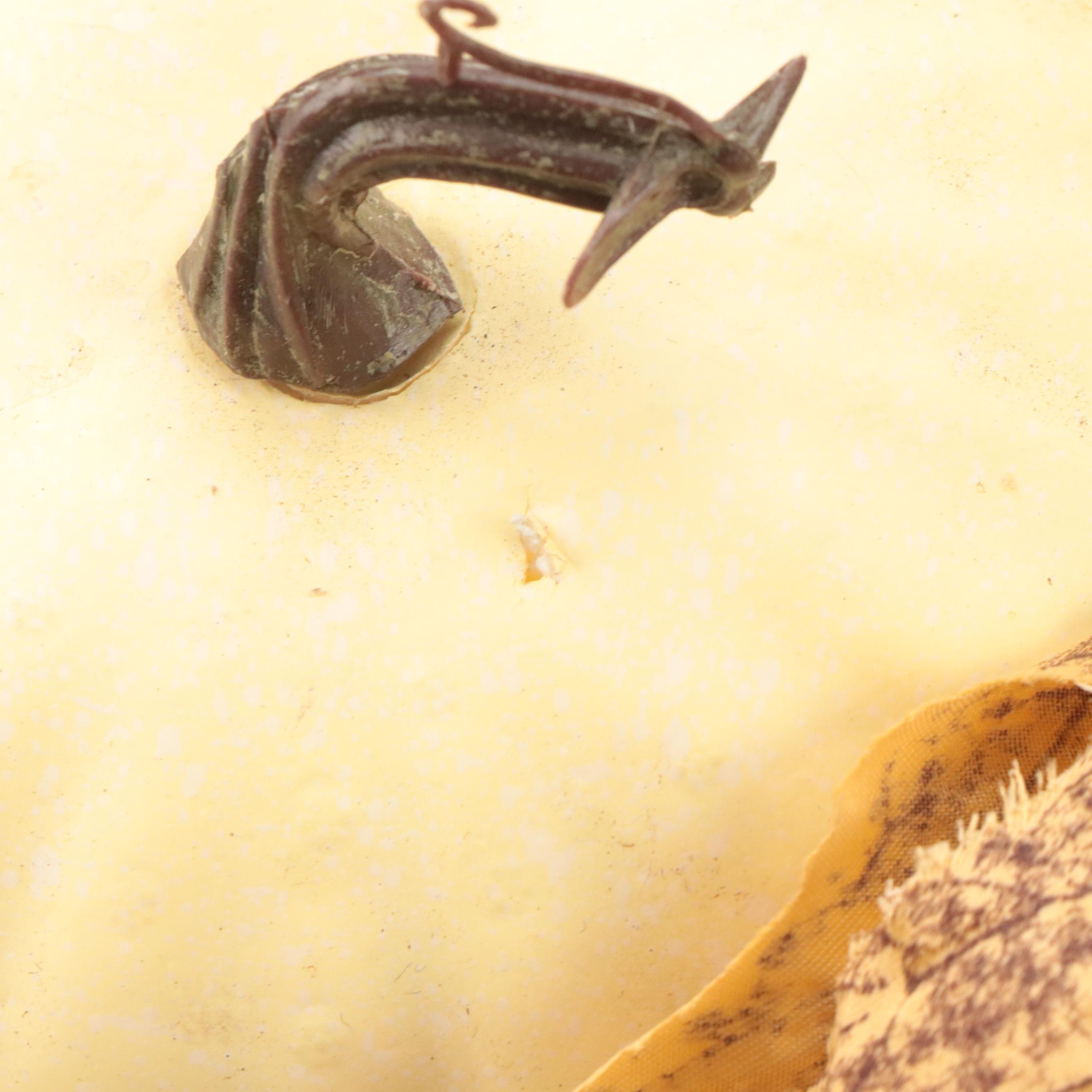 Autumn Leaf Garland and Spray with Halloween Décor