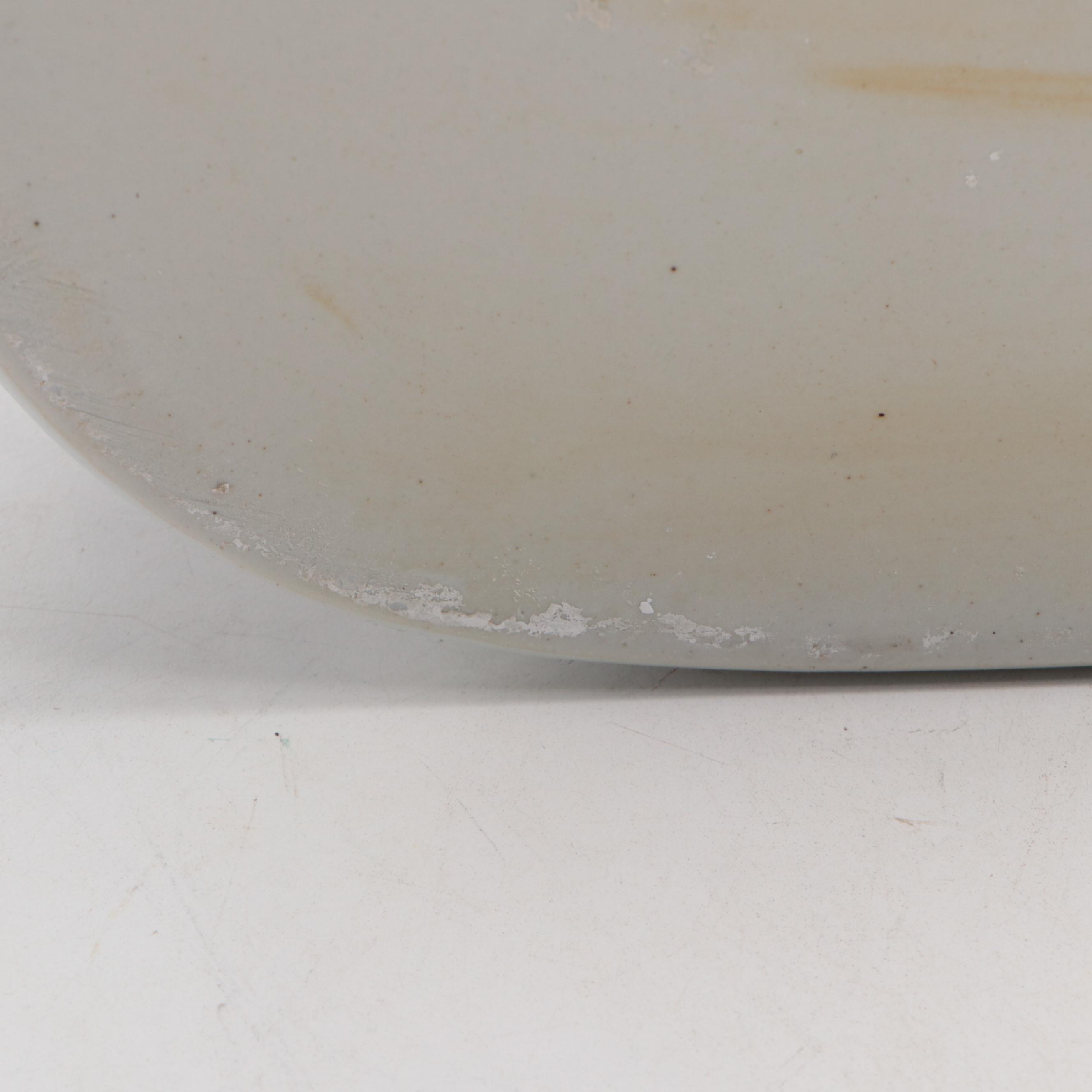 Blue and White Porcelain Foot Bath Planter and Carpet Balls