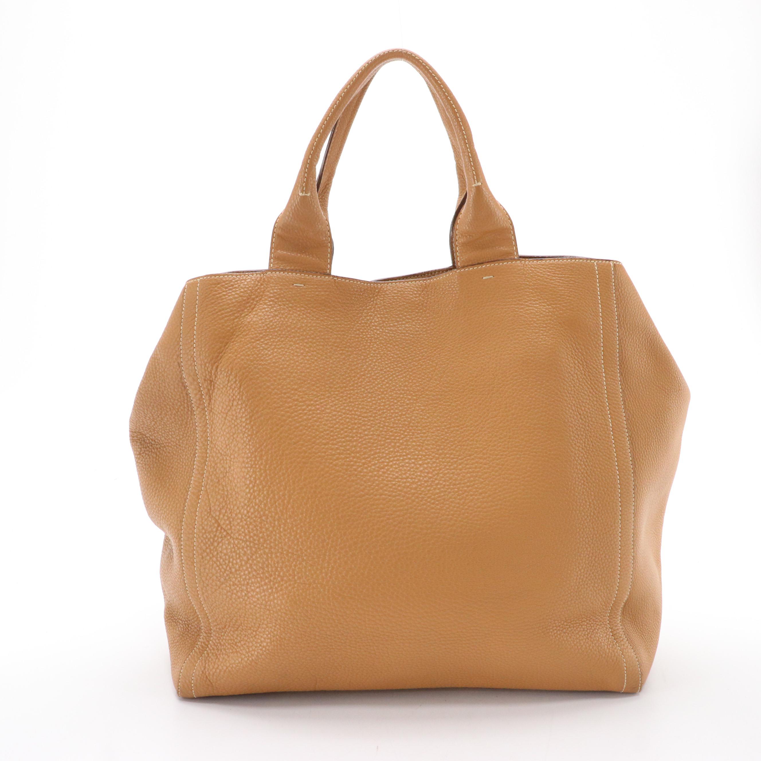 Prada Vitello Daino Leather Tote Bag