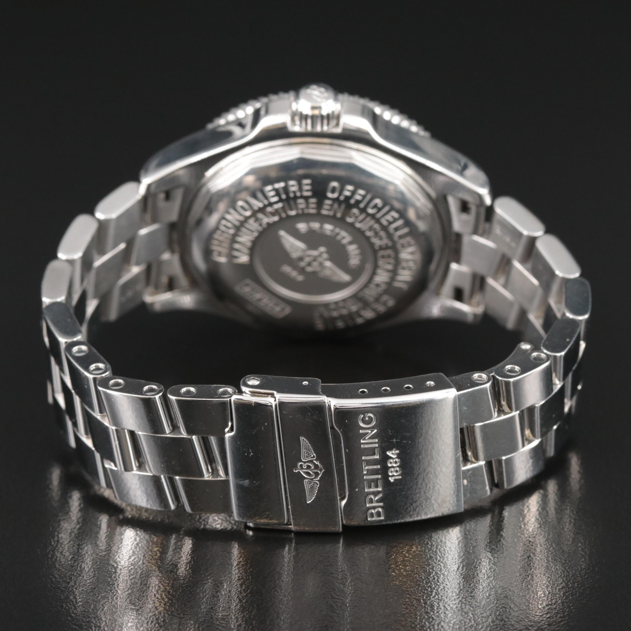 Breitling SuperOcean 42 Abyss Black/Red Automatic Watch