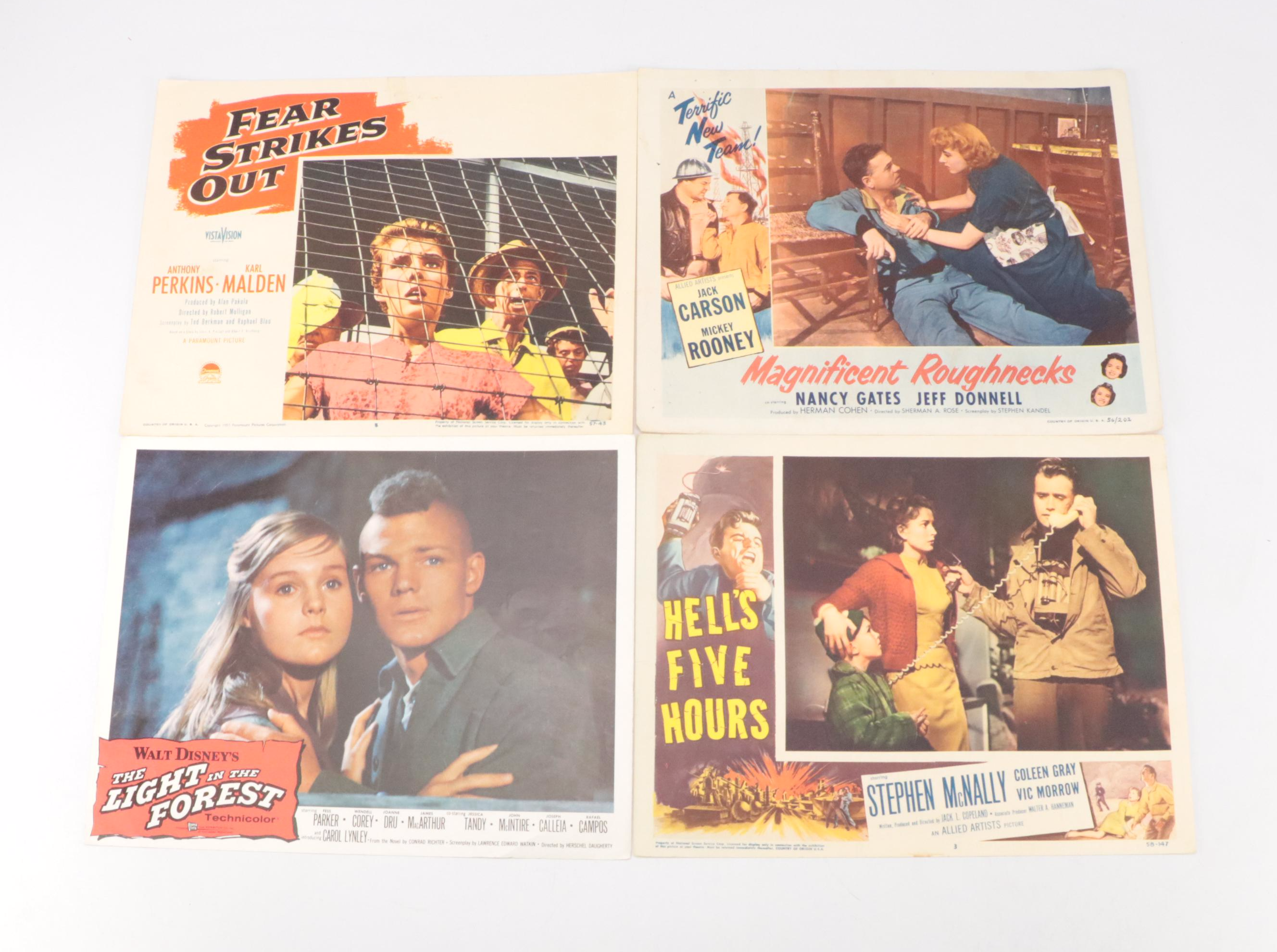"Fear Strikes Out", "Hell's Five Hours" and More Movie Lobby Cards, Mid-20th C.