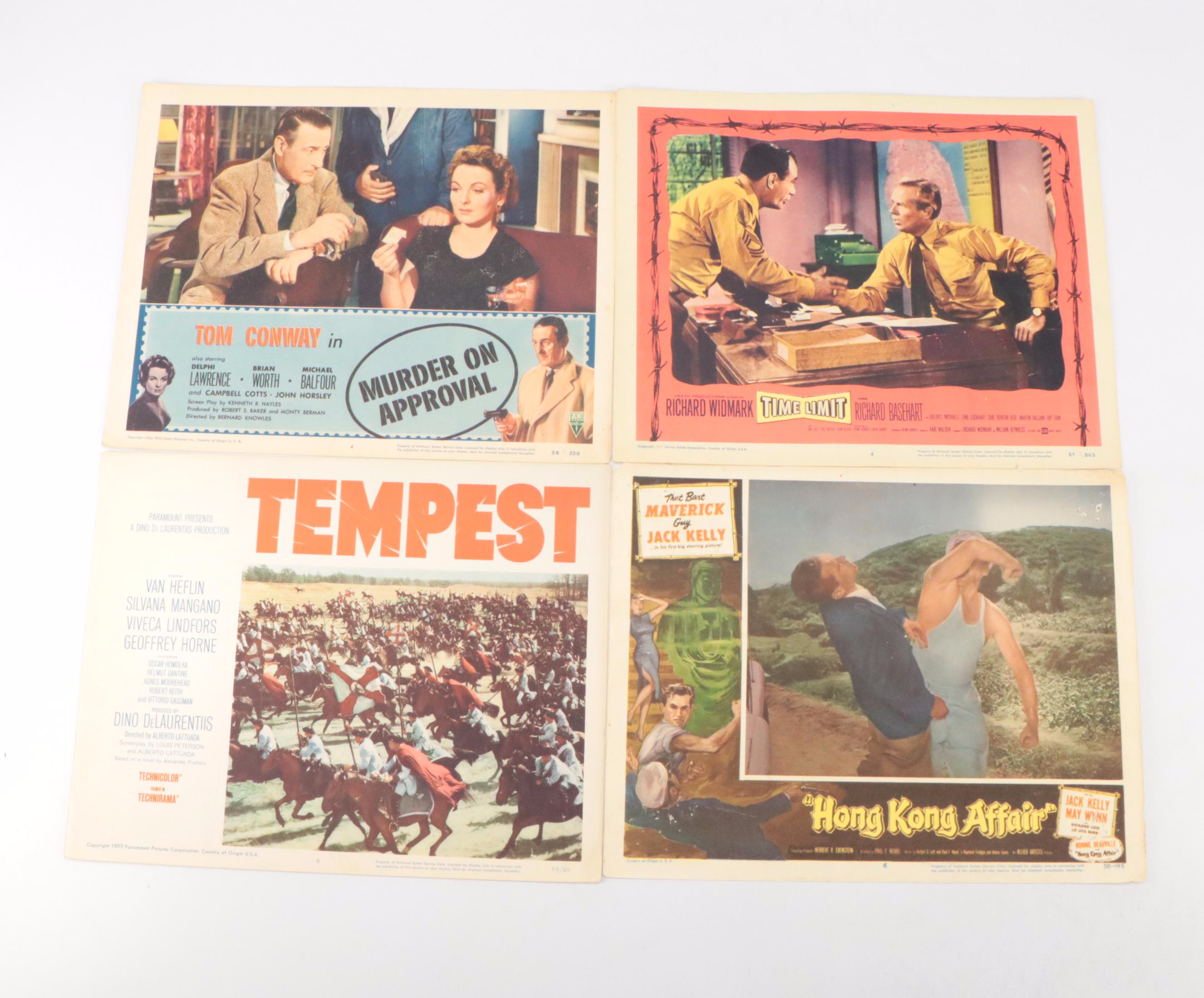 "Fear Strikes Out", "Hell's Five Hours" and More Movie Lobby Cards, Mid-20th C.