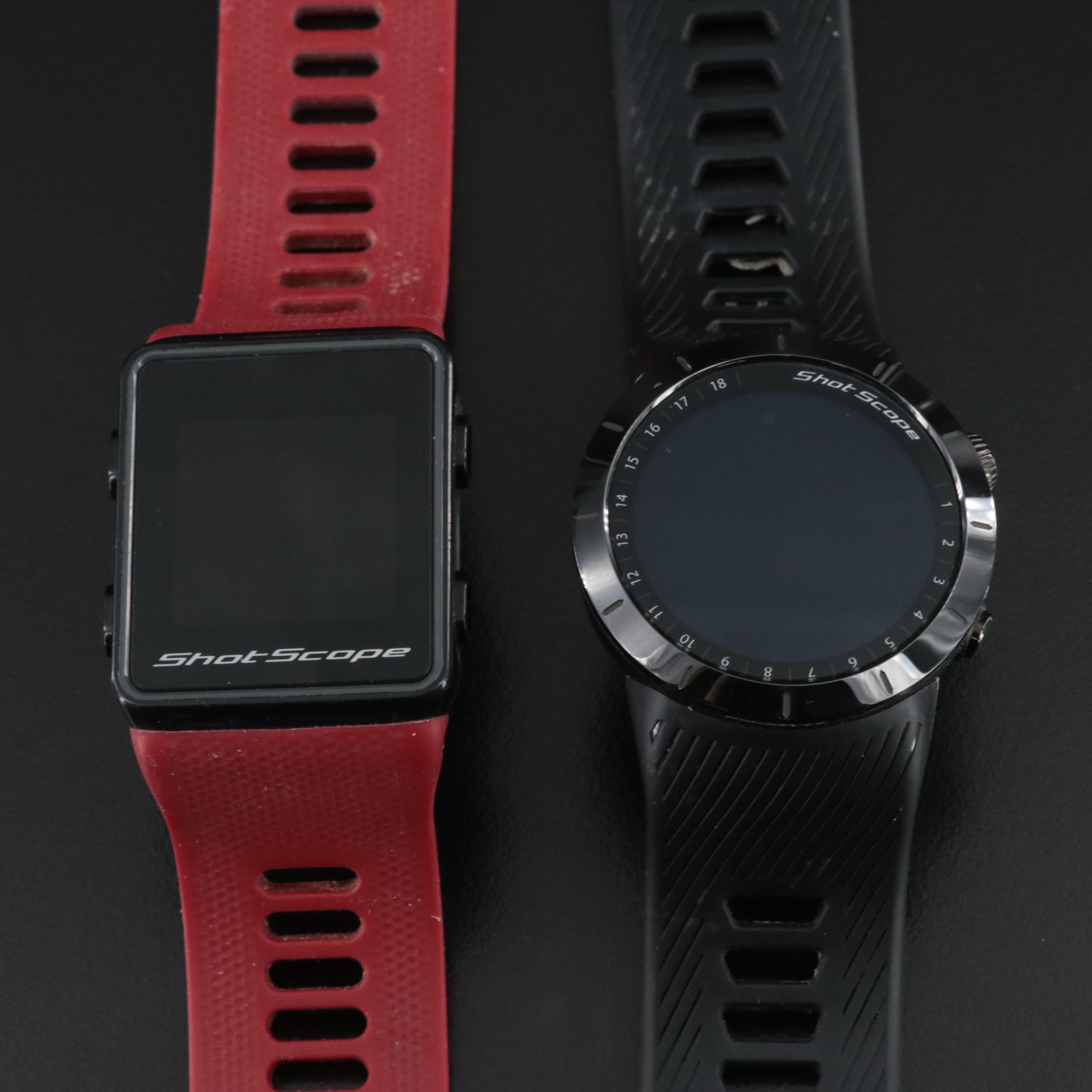 Shot Scope V3 GPS + Performance Tracking and Shot Scope X5 Watches