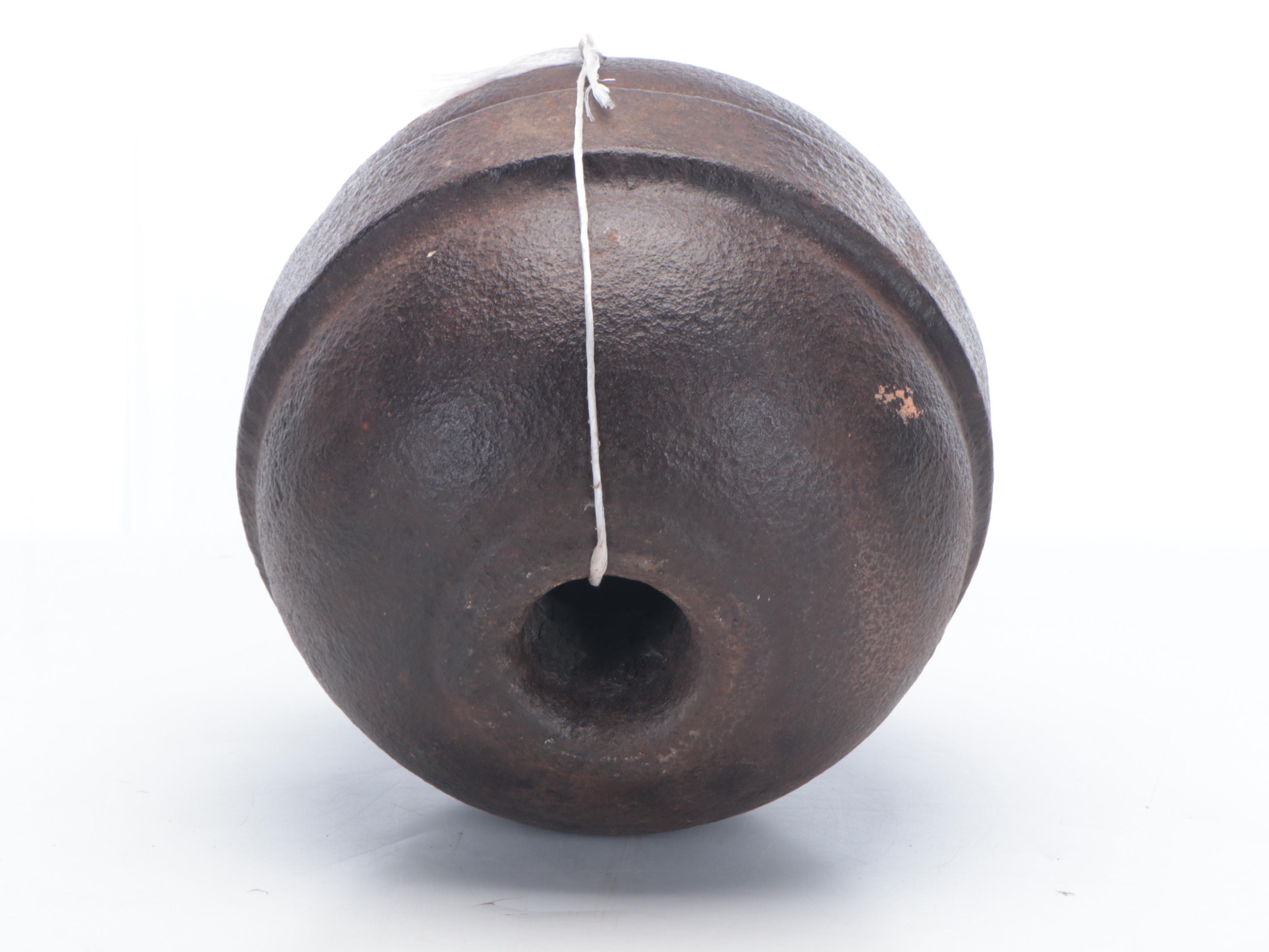 Cast Metal Oversized Weathervane Ball Bearing or Weight