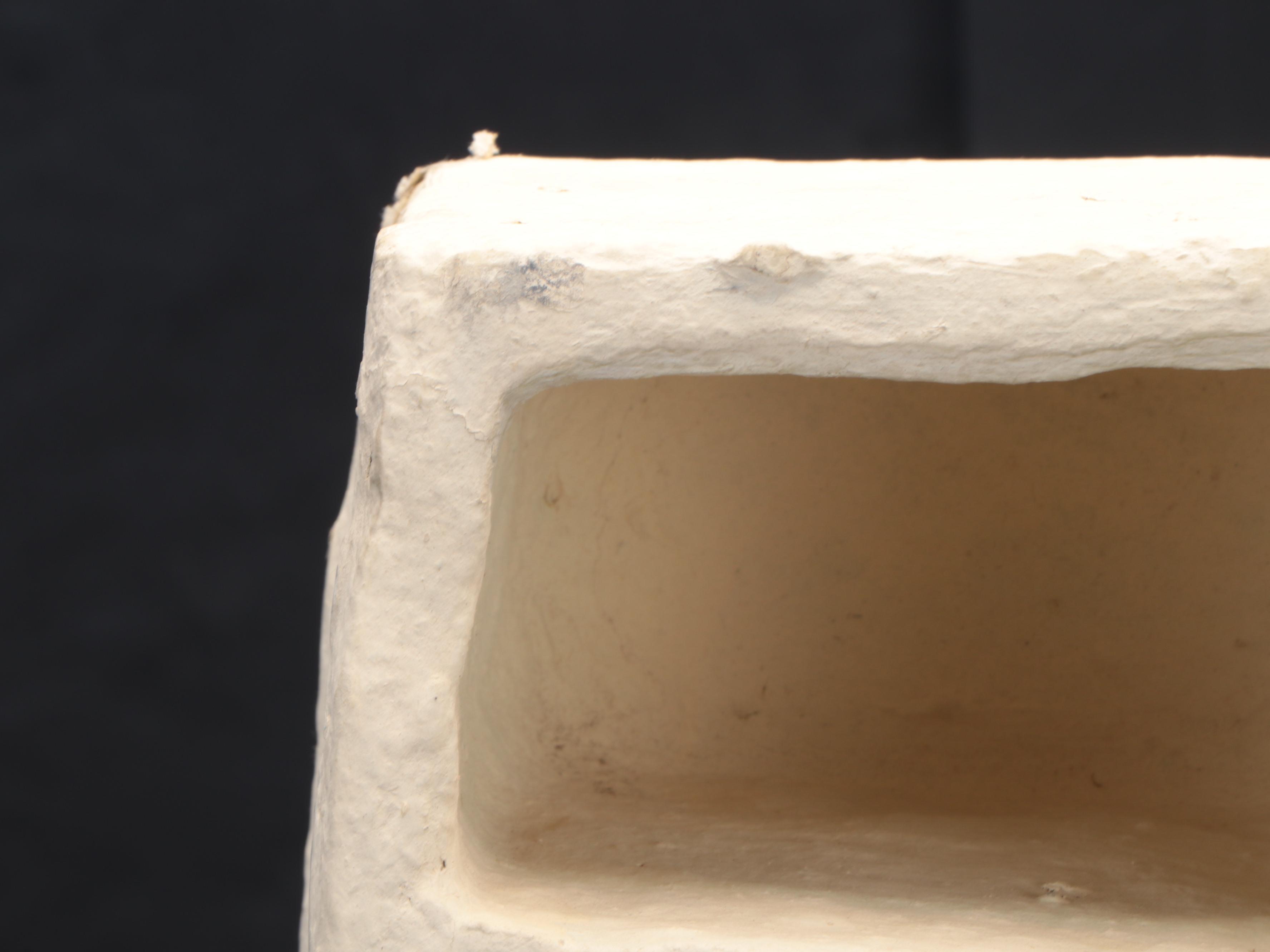 Modernist Style Papier-Mâché Wall Hanging Shelf