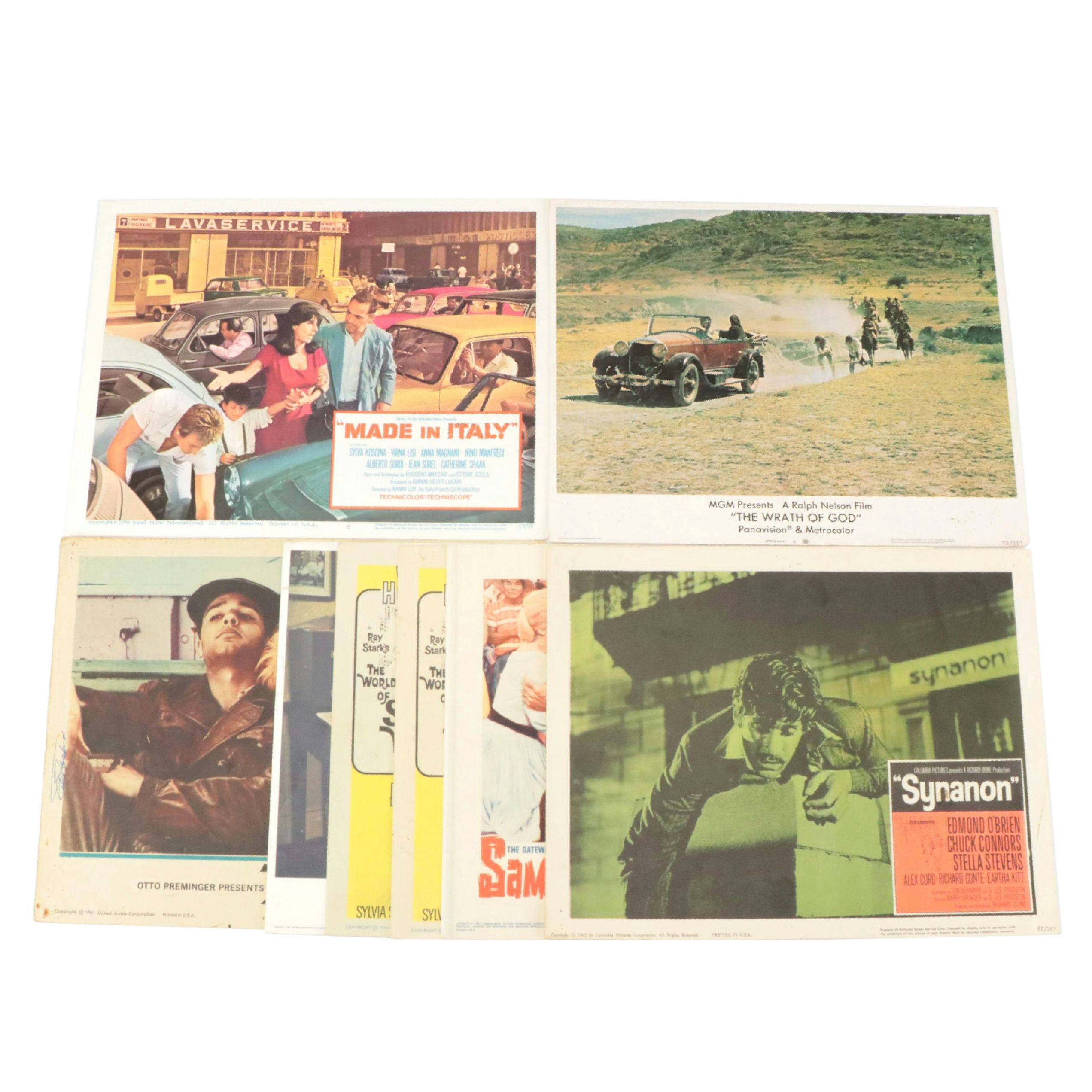 "The Wrath of God", "Made in Italy" and More Movie Lobby Cards