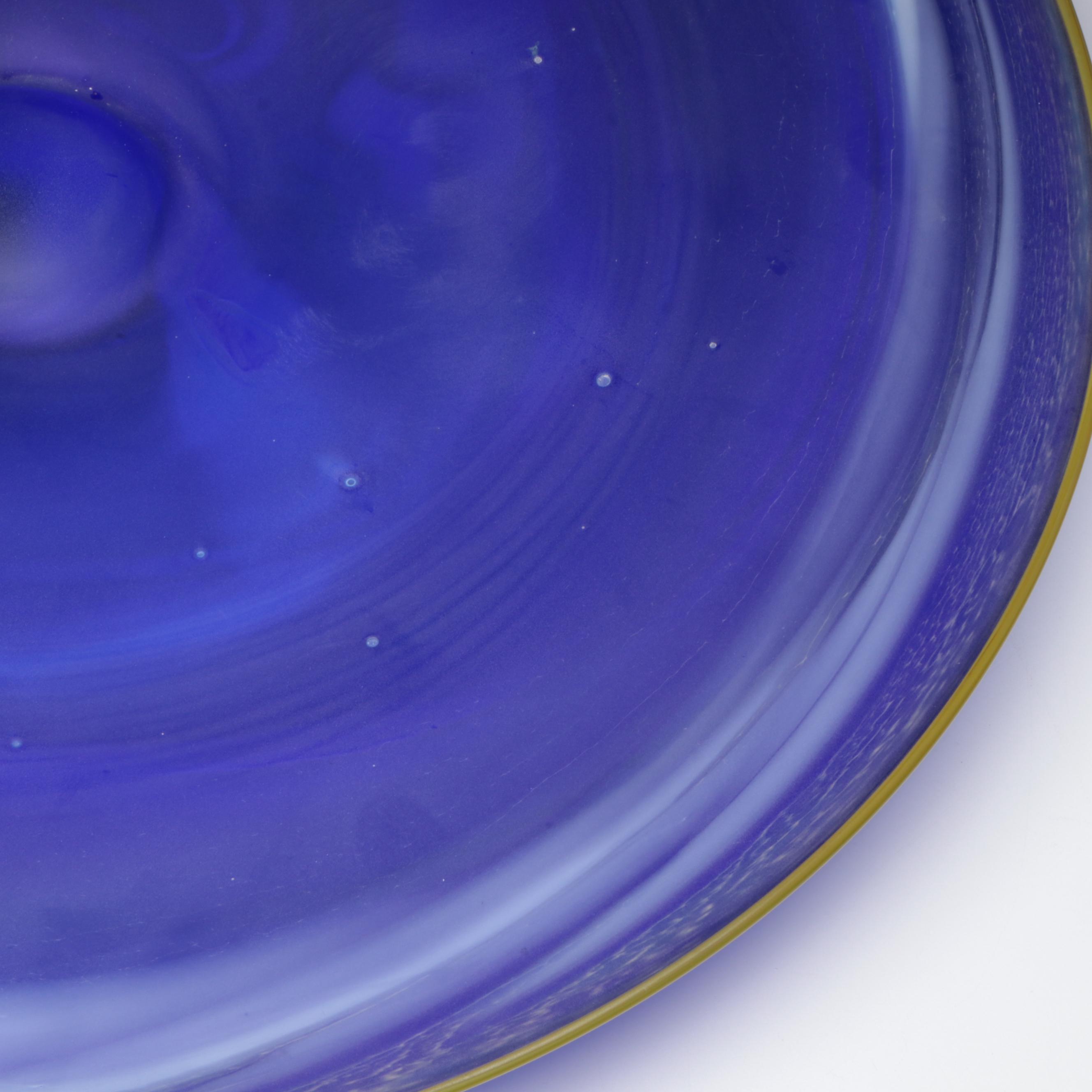 Signed Art Glass Plate, 2020