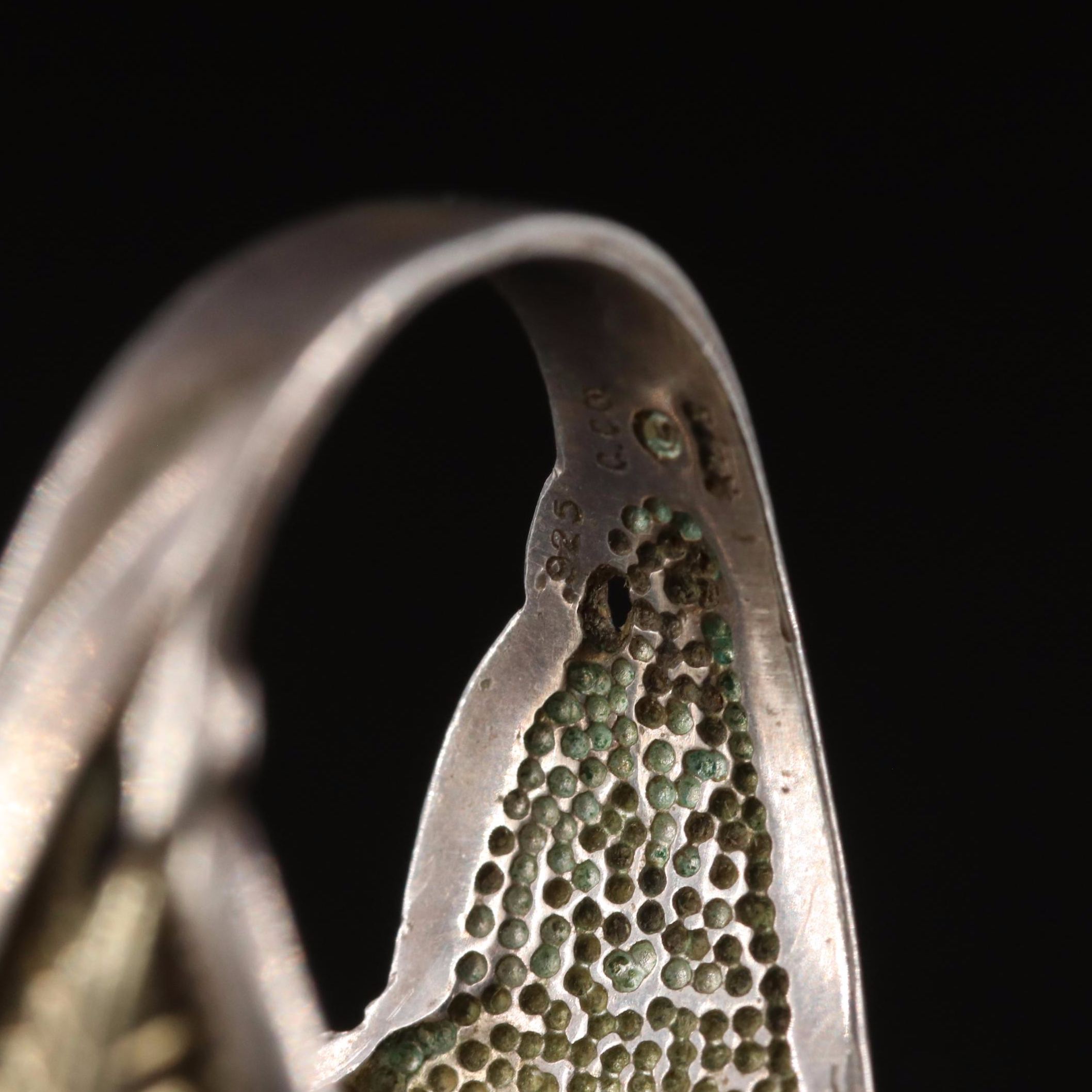 Coleman Black Hills Gold, 10K Accents and Turquoise Featured in Sterling Rings